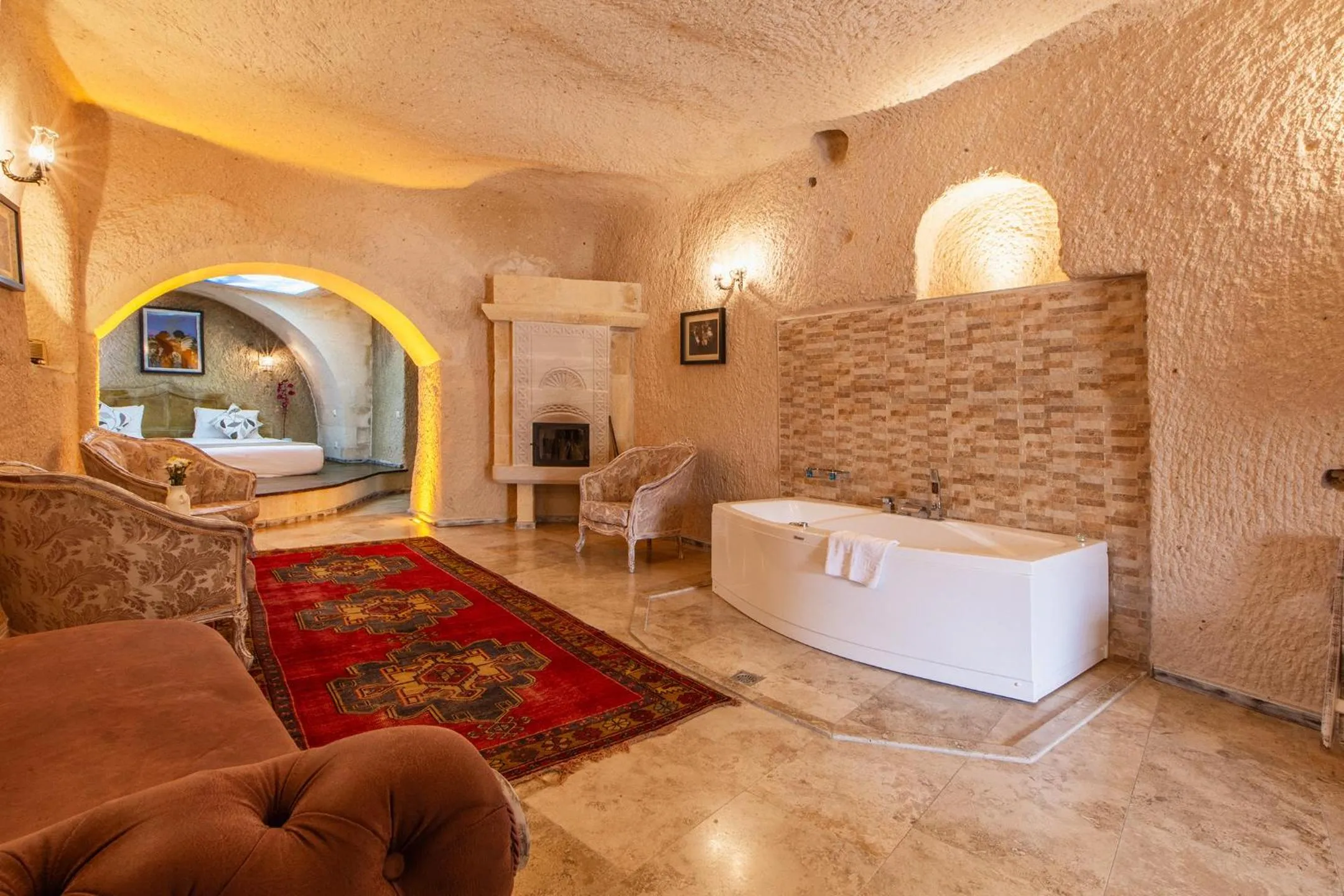 Photo of the whole room in Karlık Cave Suite Cappadocia
