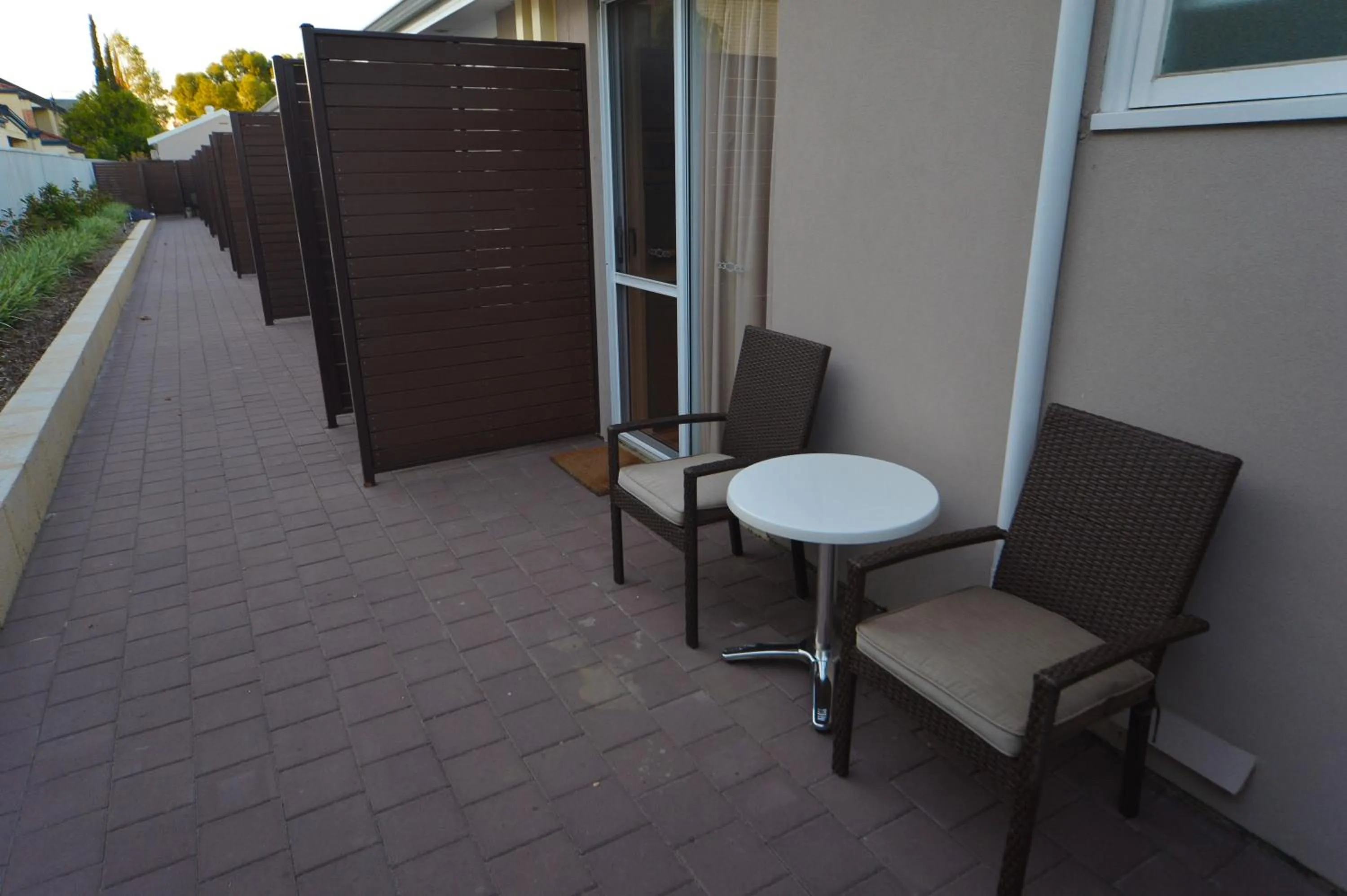 Patio in Bentley Motel