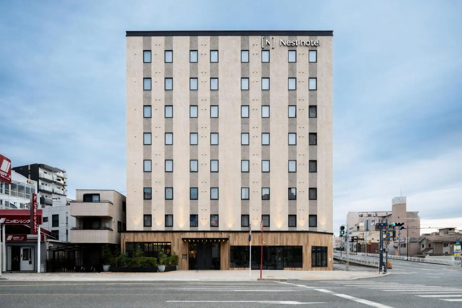 Facade/entrance in Nest Hotel Hiroshima Ekimae