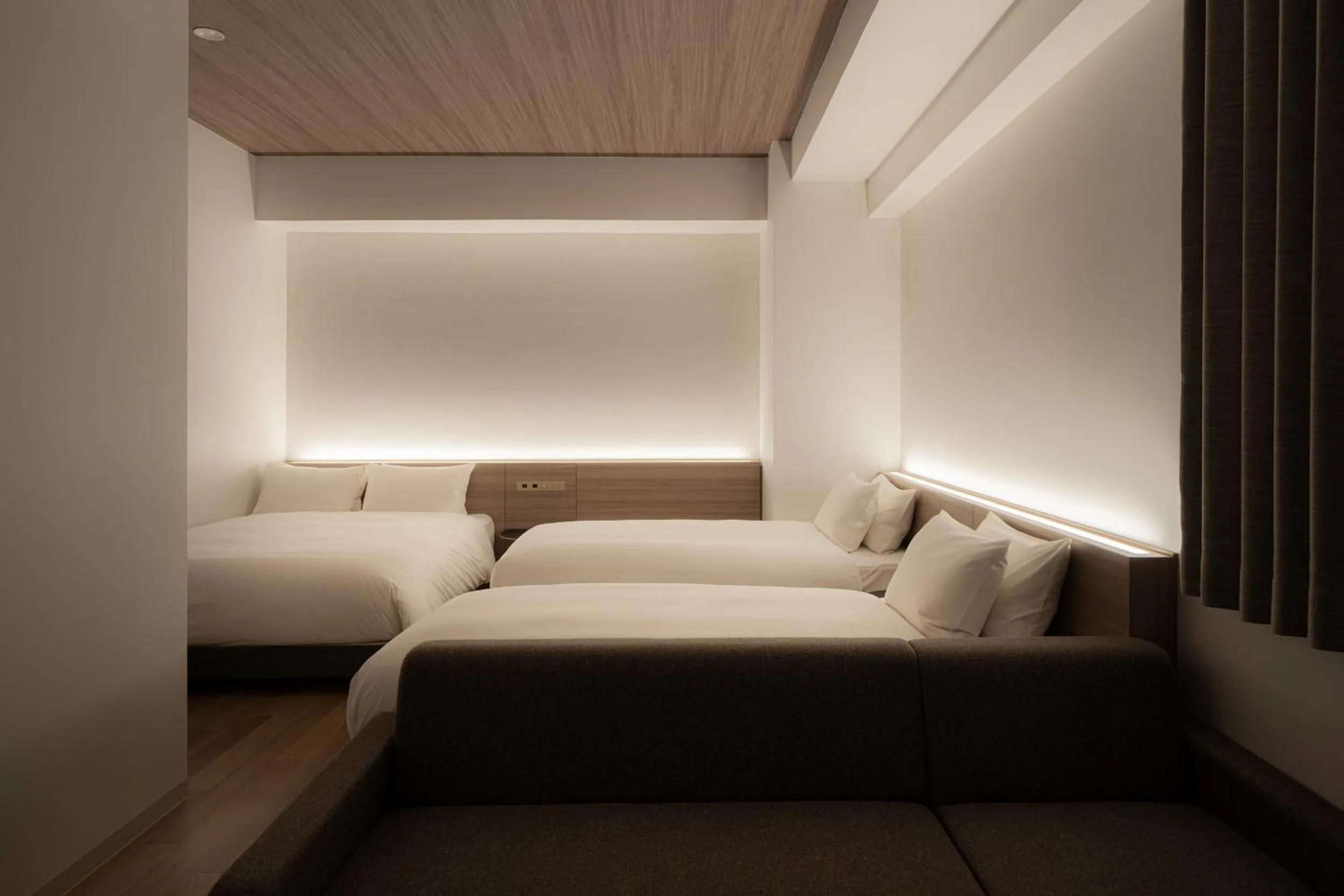 Photo of the whole room, Bed in Nest Hotel Hiroshima Ekimae