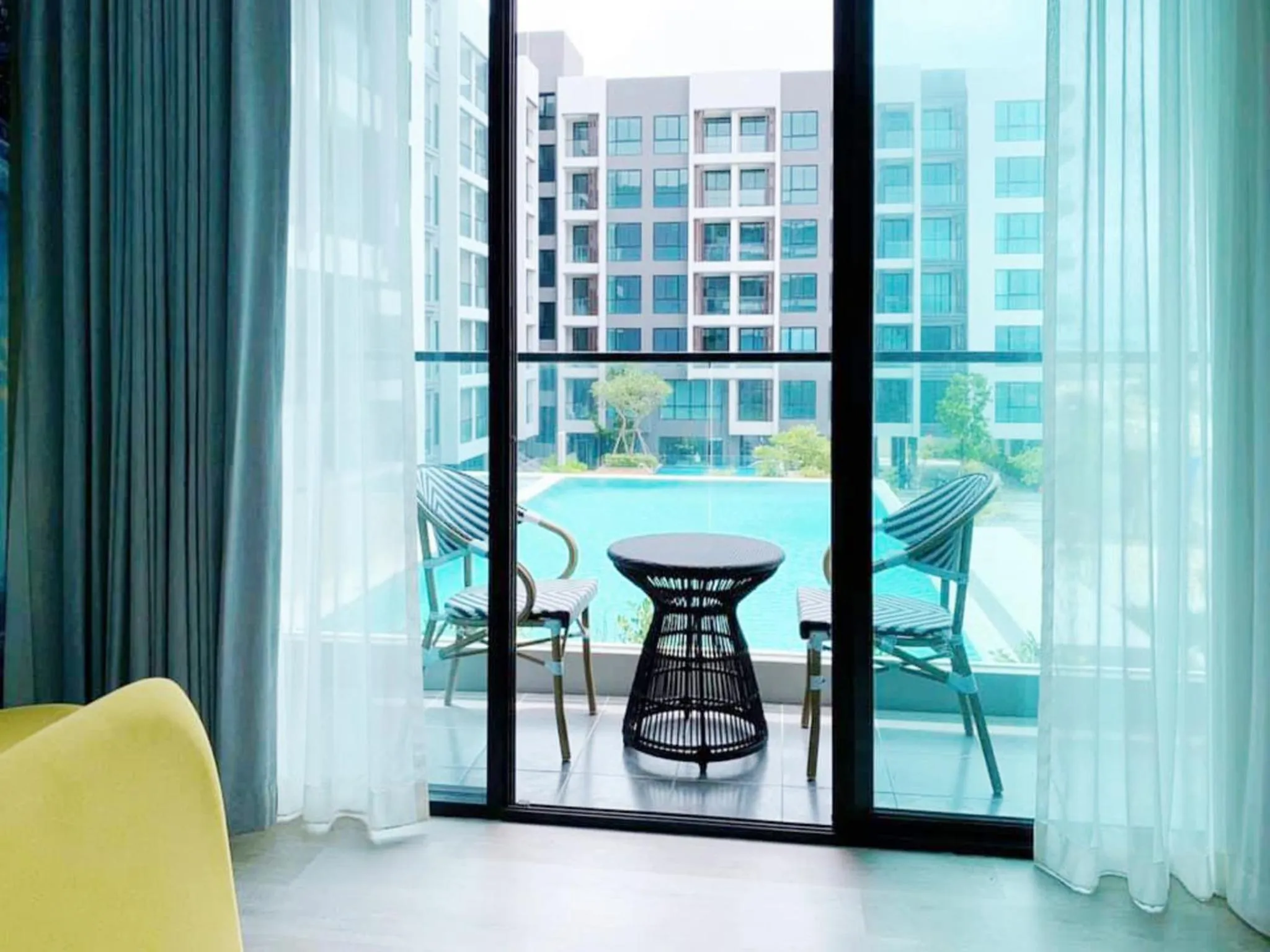 Pool view in Fortune Saeng Chan Beach Hotel Rayong - SHA Plus