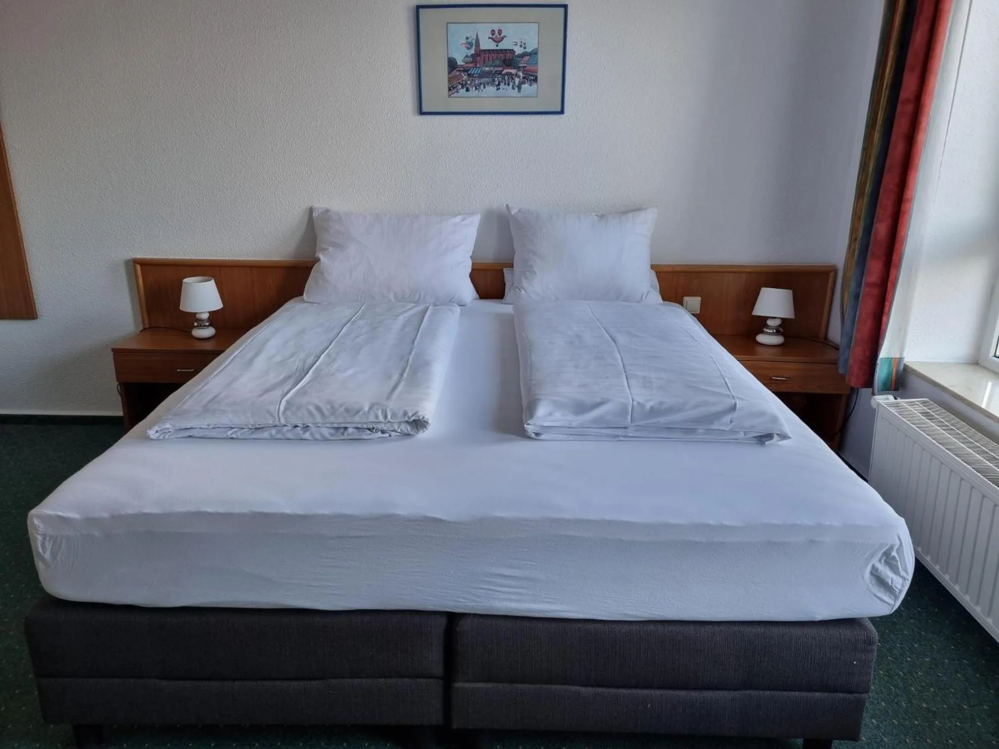 Bed in Erbenholz Hotel