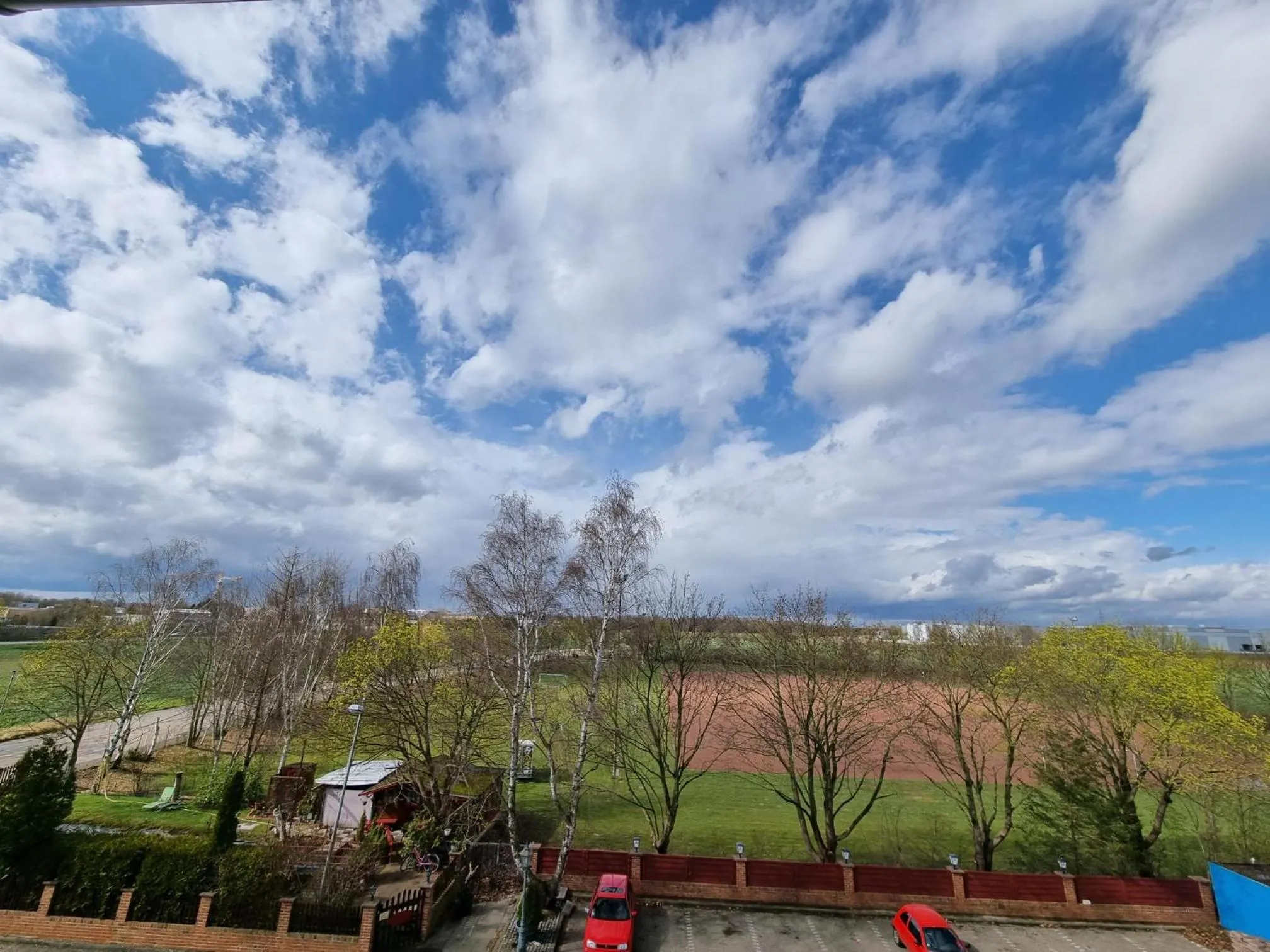 Inner courtyard view in Erbenholz Hotel