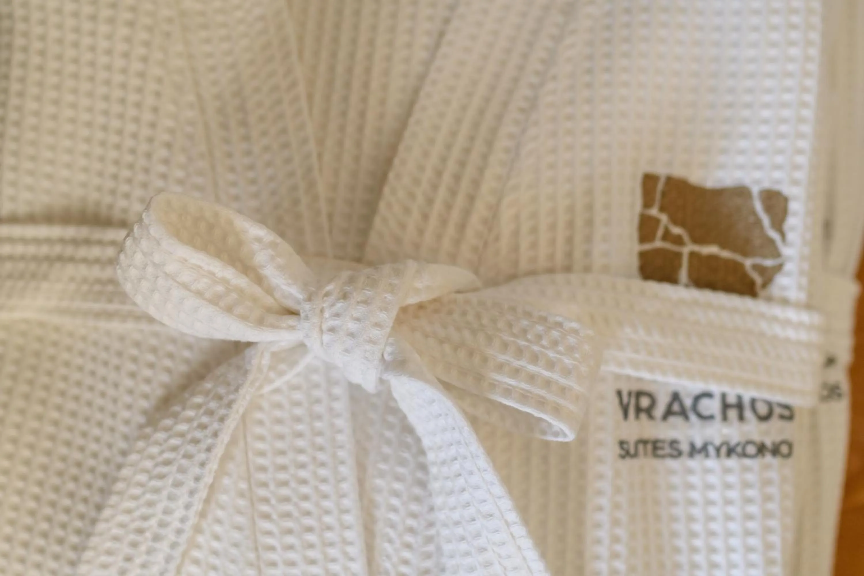 Text overlay in Vrachos Suites Mykonos