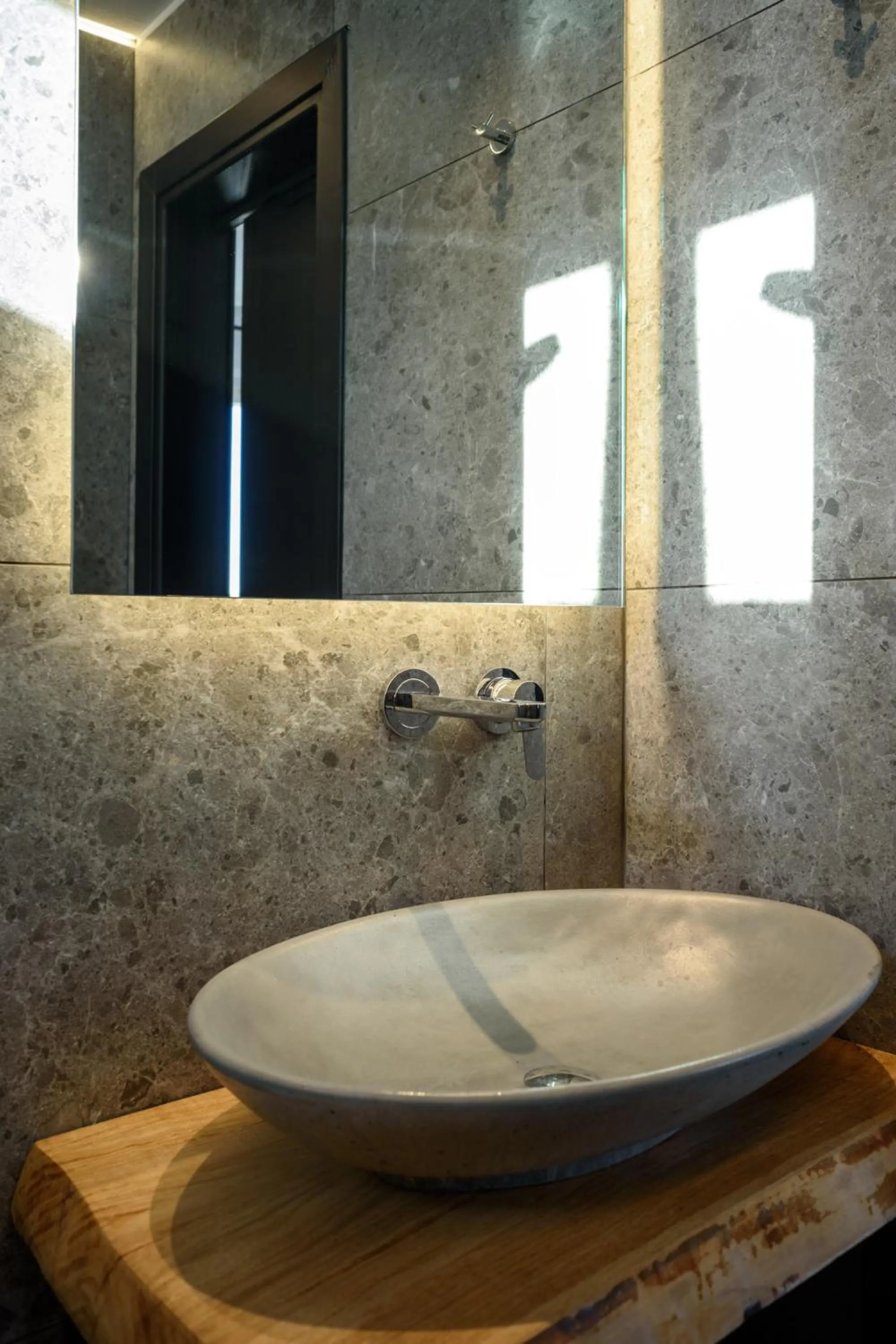 Bathroom in Vrachos Suites Mykonos