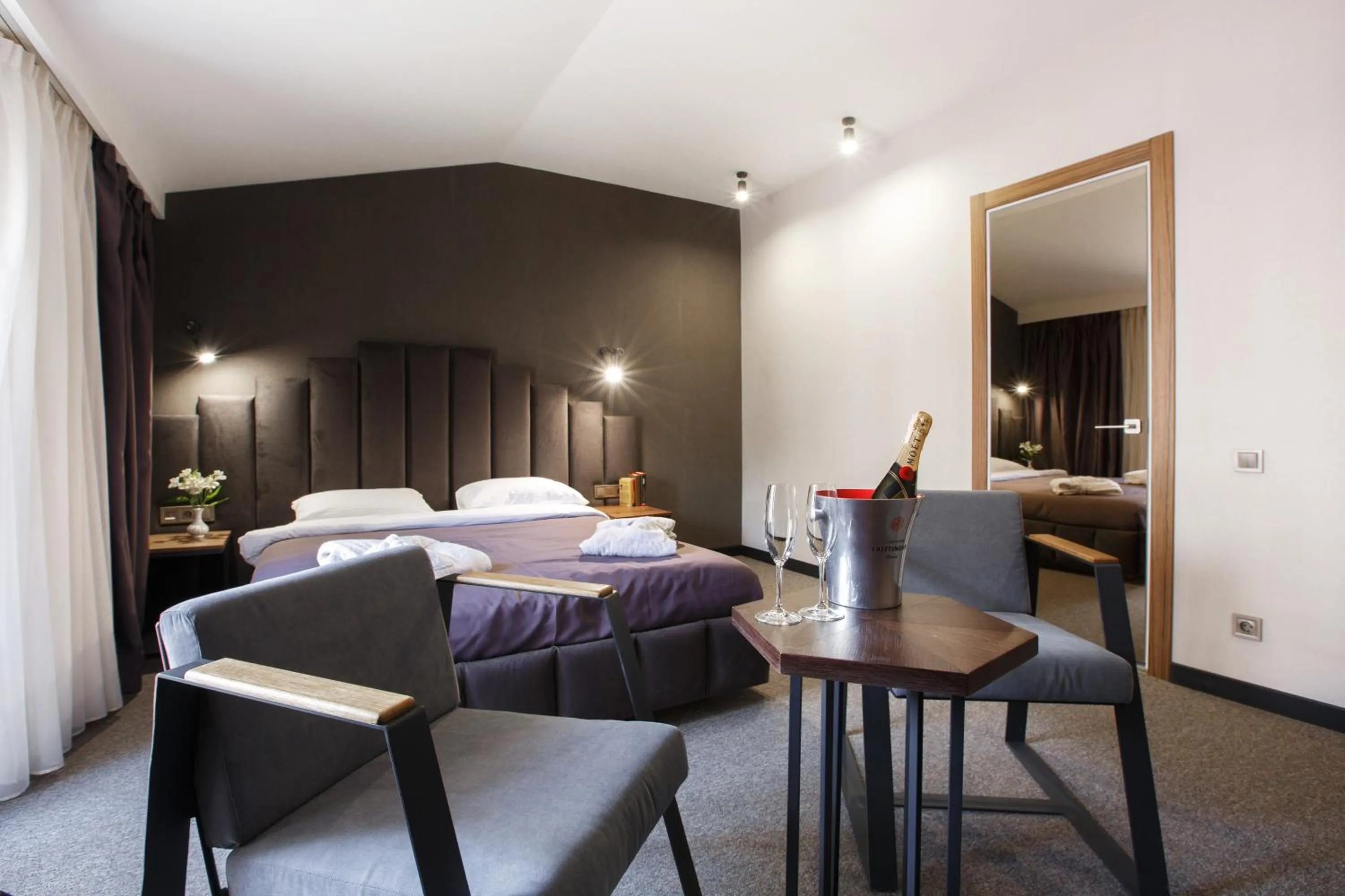 Bed in Kulikovskiy hotel