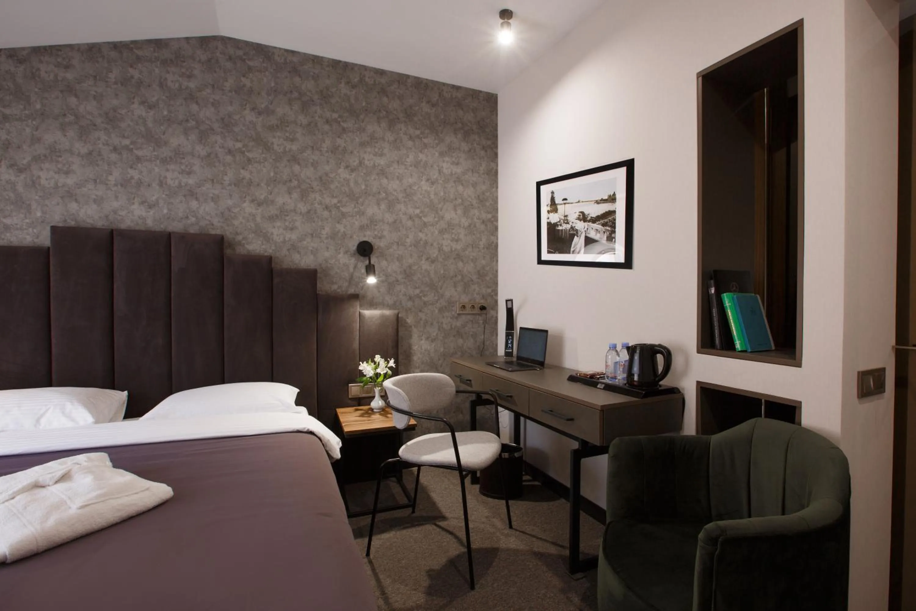 Bed in Kulikovskiy hotel