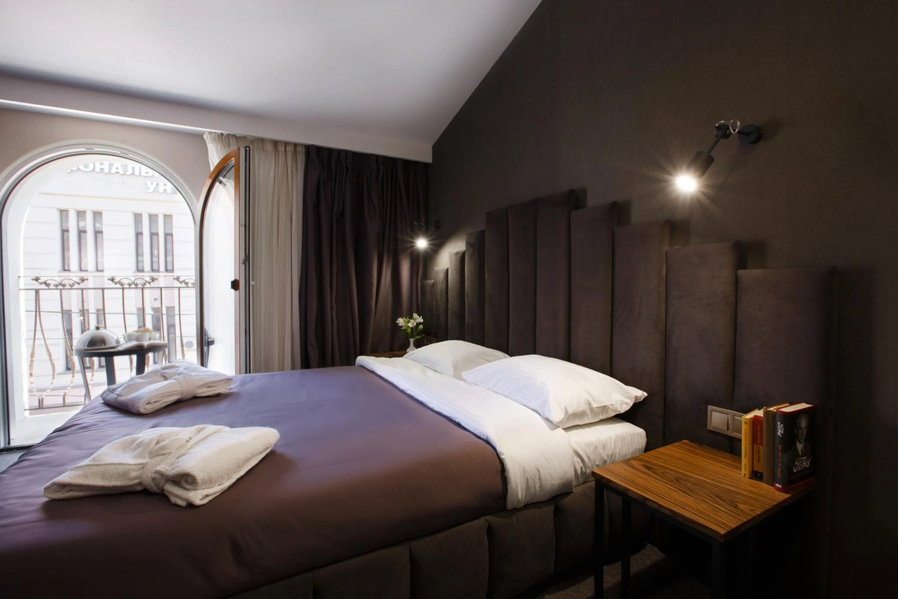 Bed in Kulikovskiy hotel