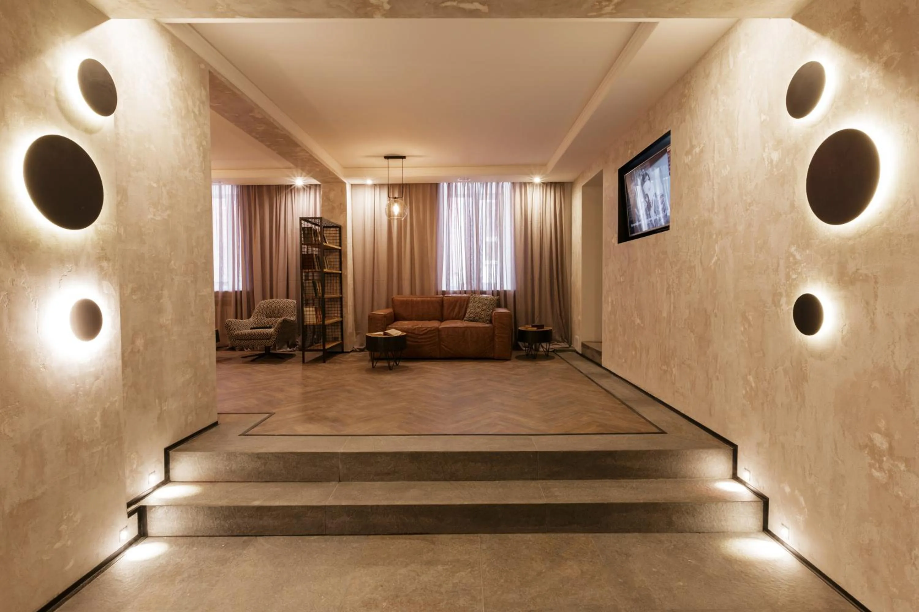 Seating area in Kulikovskiy hotel