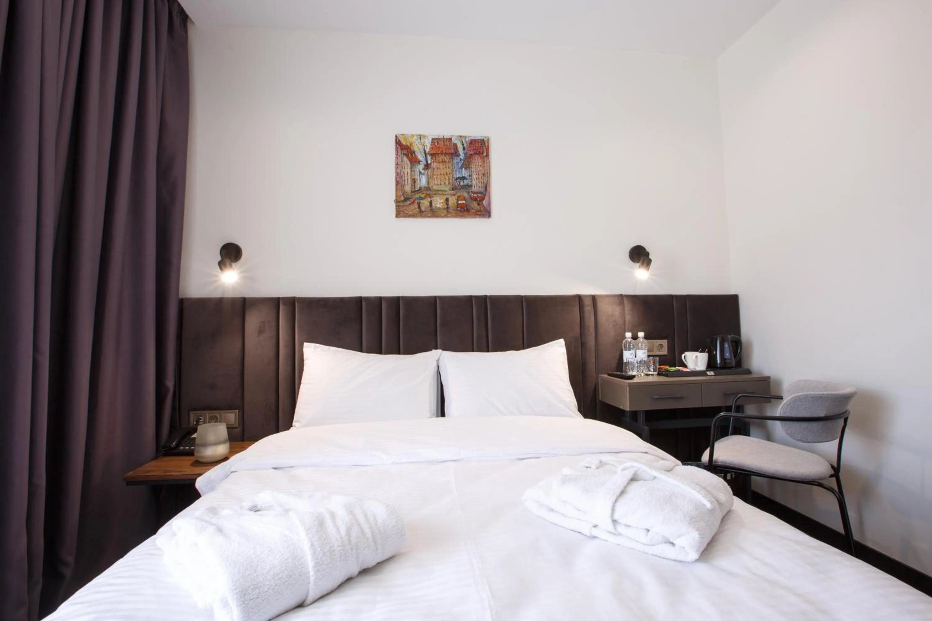 Bed in Kulikovskiy hotel