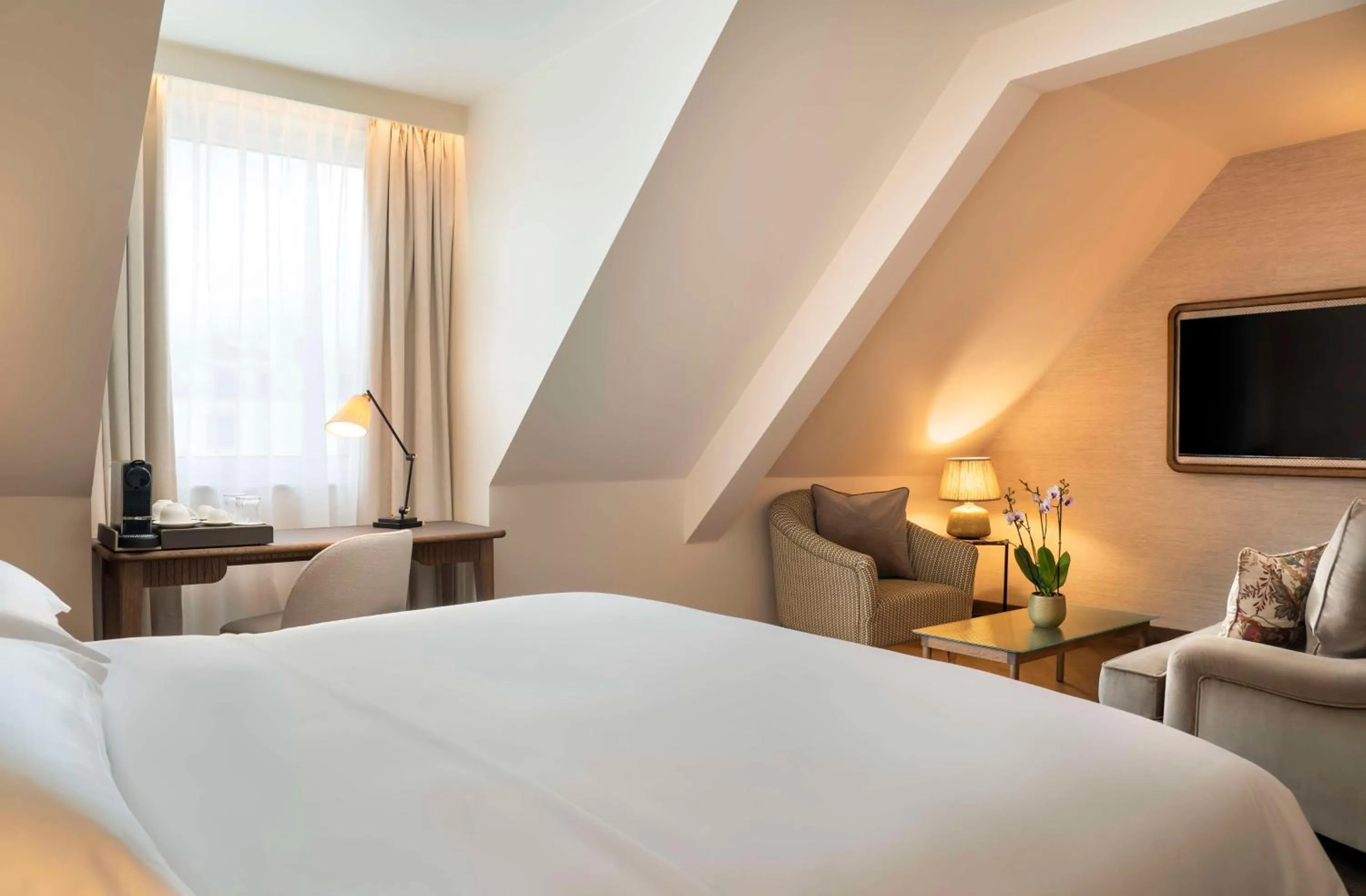 Photo of the whole room, Bed in Brunfels Hotel, in the Unbound Collection by Hyatt