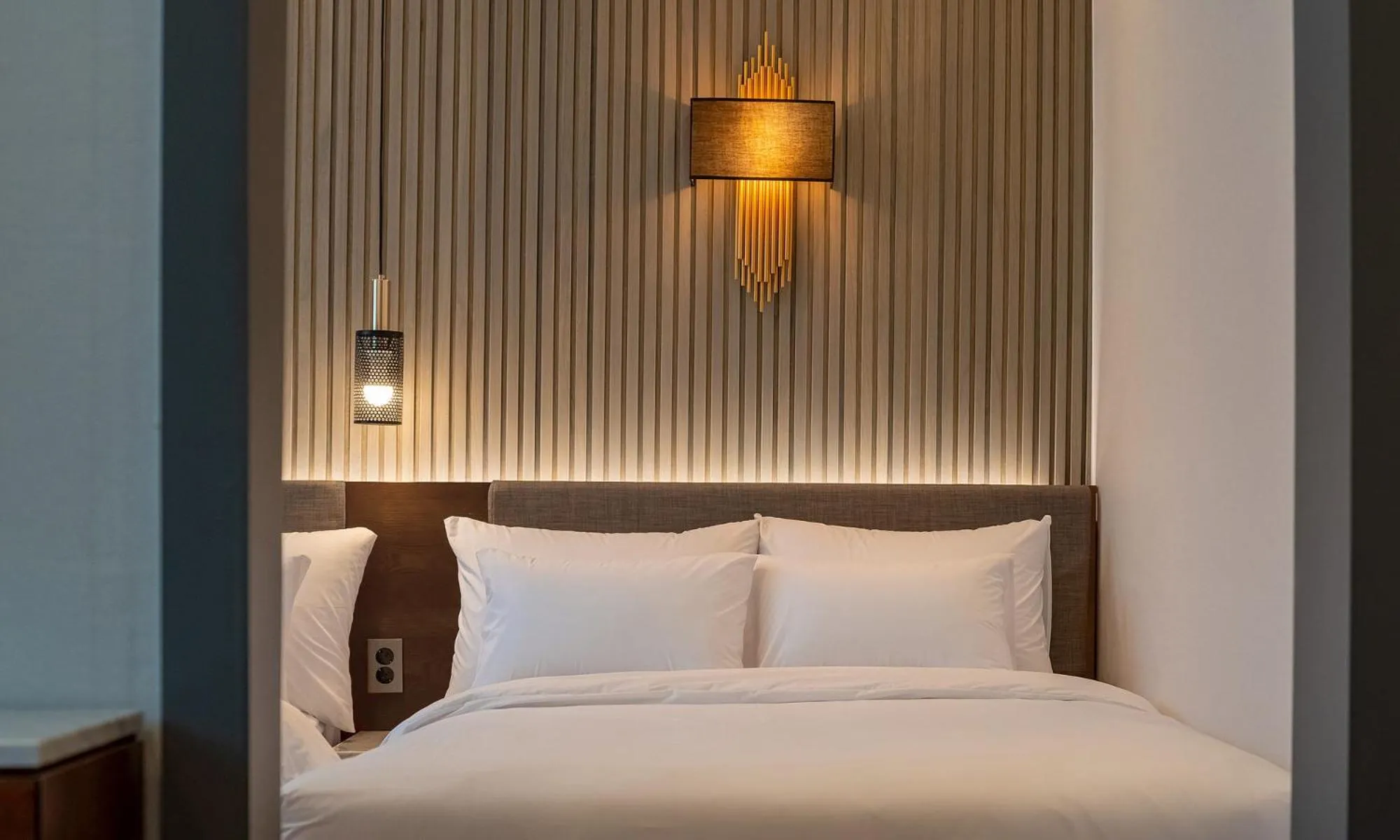 Bed in Stubborn Hotel