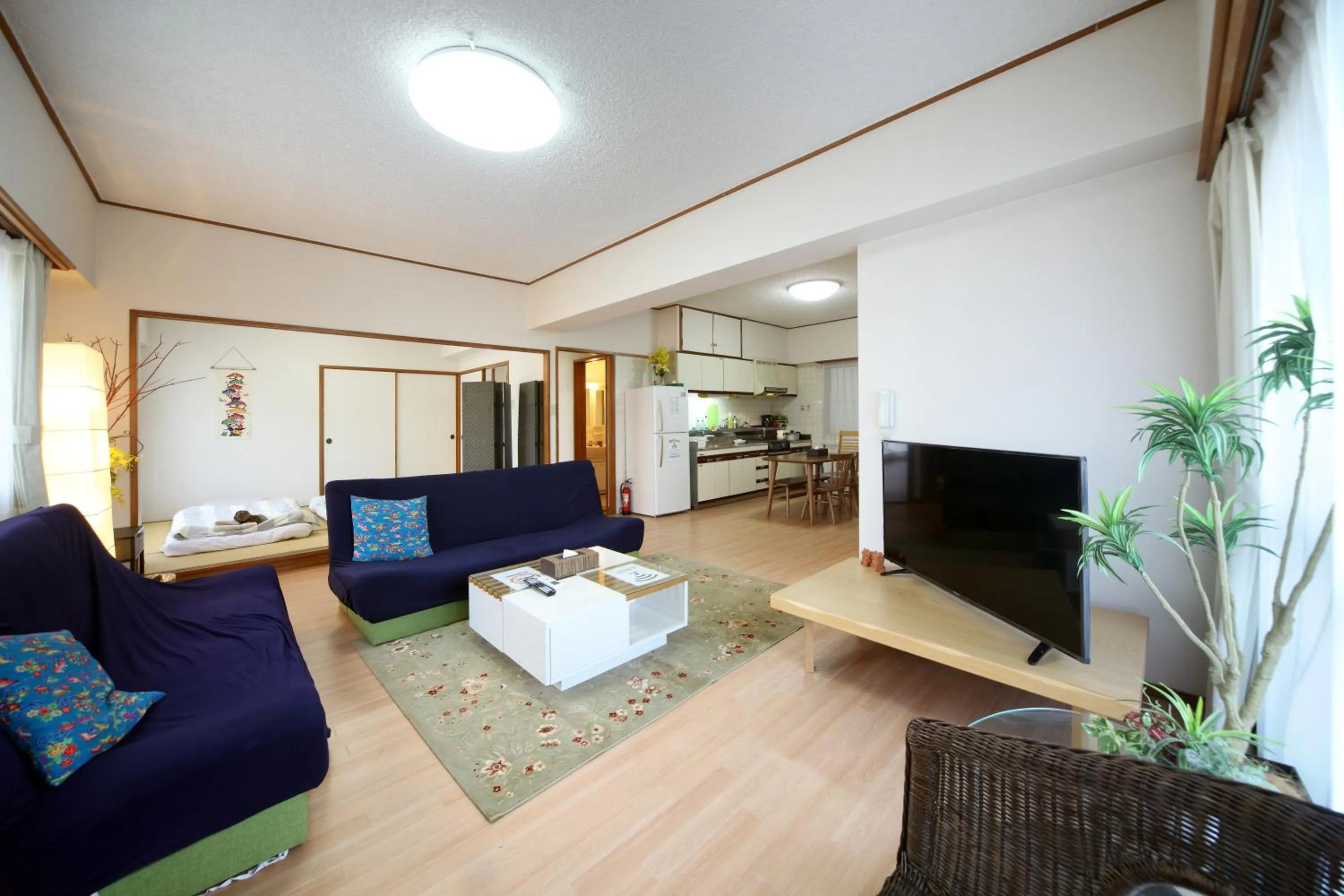 Living room in Exsaison house Kumoji