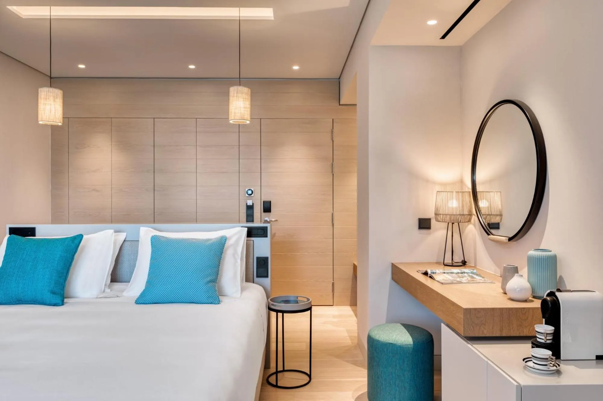 Bed in Vathi Cove Luxury Resort & Spa - Adults Friendly 14 plus