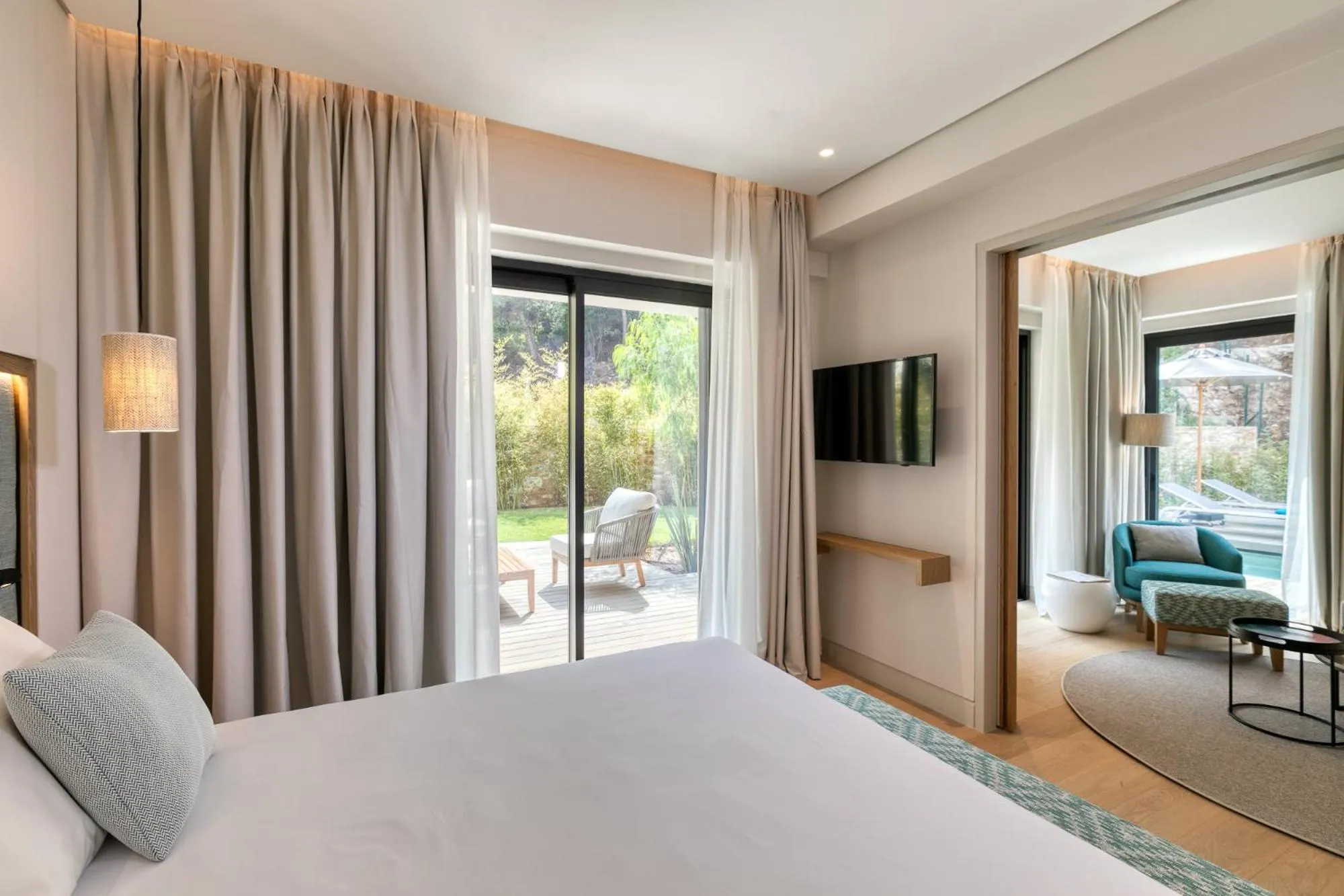 Bed in Vathi Cove Luxury Resort & Spa - Adults Friendly 14 plus
