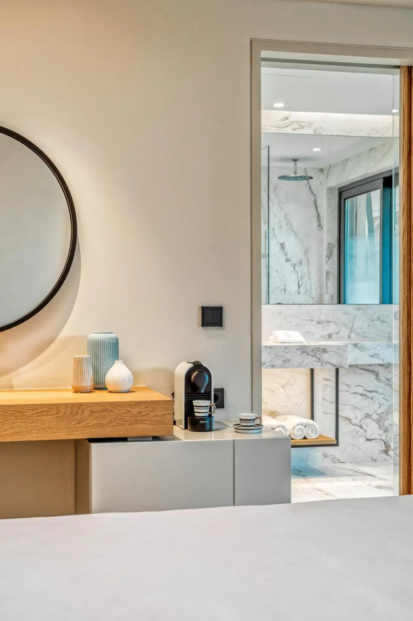 hair dresser, Bed in Vathi Cove Luxury Resort & Spa - Adults Friendly 14 plus