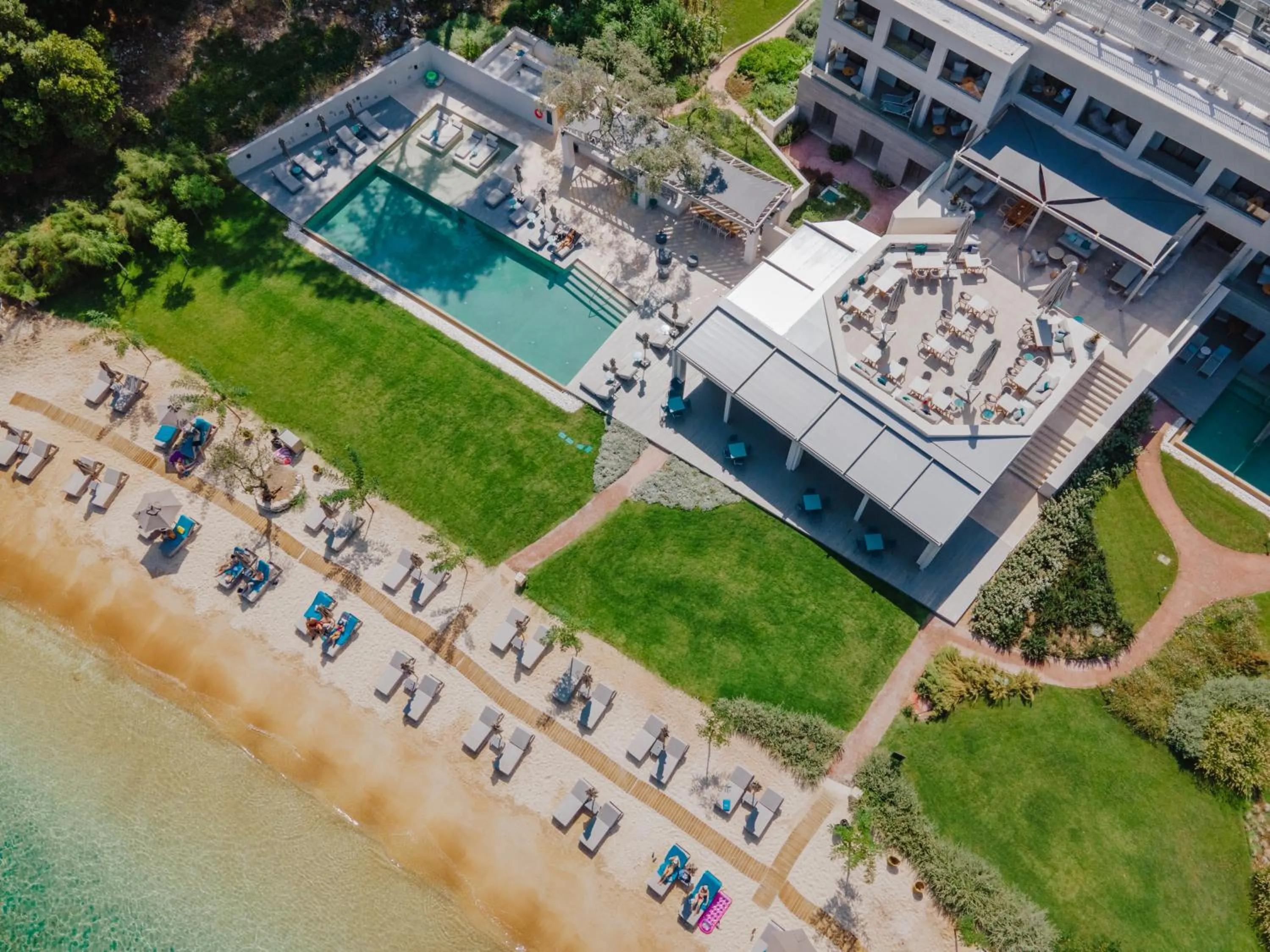 Bird's eye view in Vathi Cove Luxury Resort & Spa - Adults Friendly 14 plus