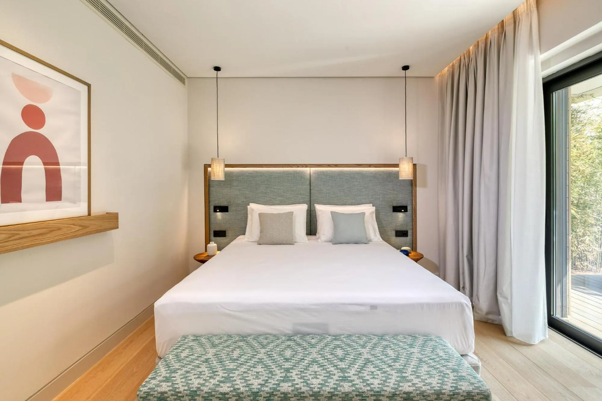 Bed in Vathi Cove Luxury Resort & Spa - Adults Friendly 14 plus