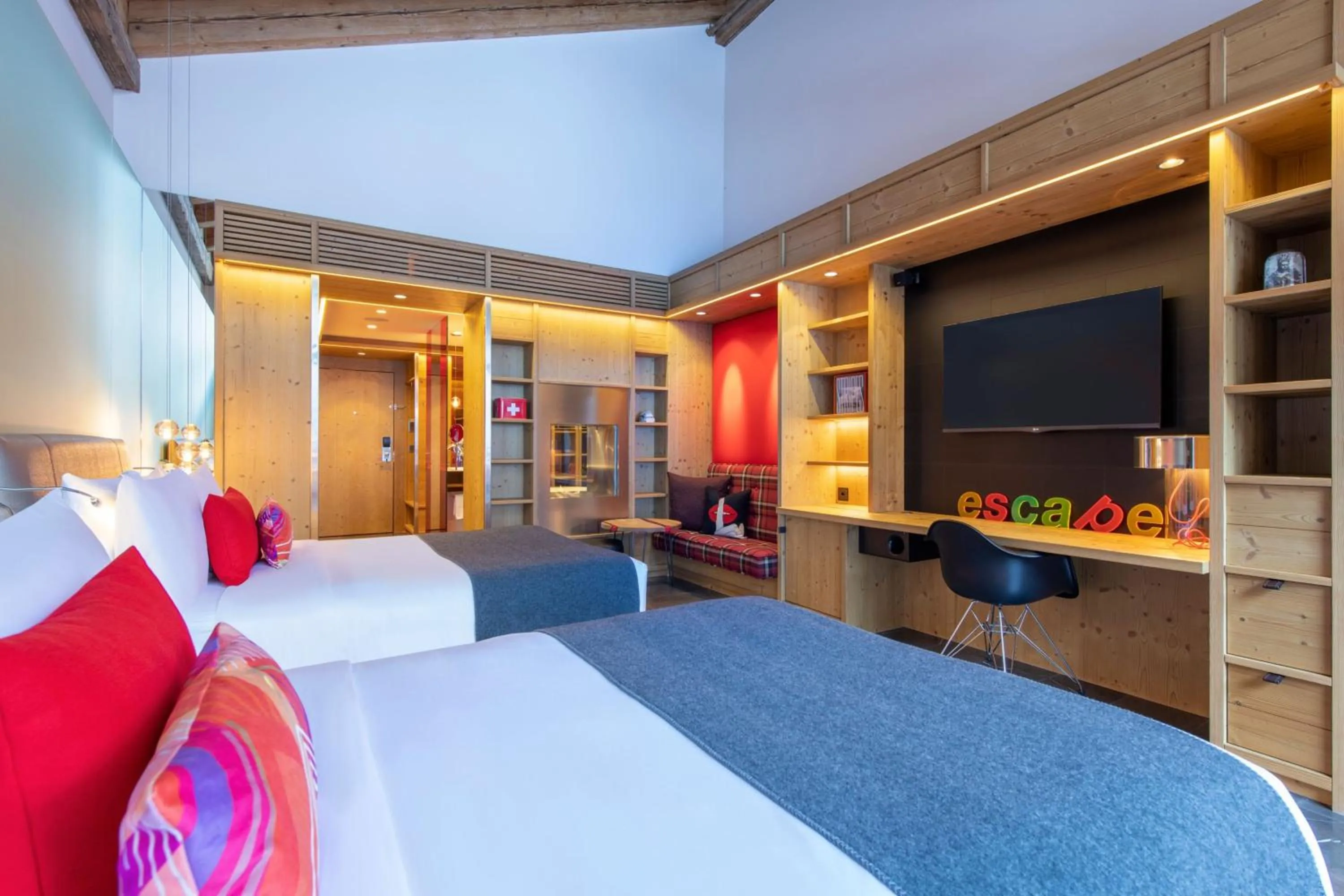 Photo of the whole room, Bed in W Verbier