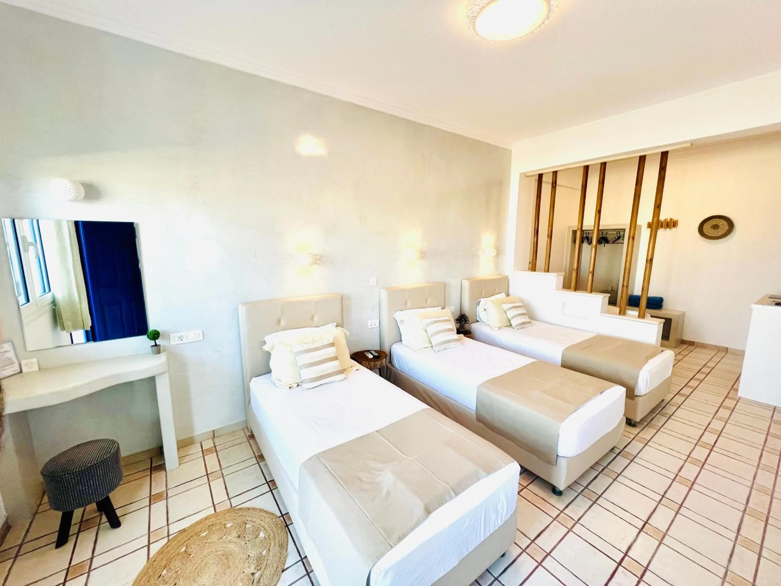 Bed in Arapiou Apartments