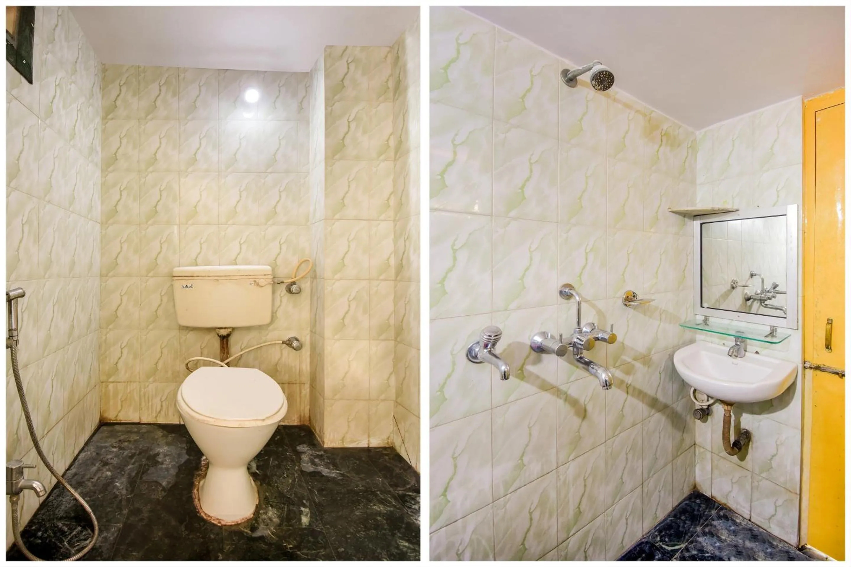 Bathroom in Super Hotel O Priyal Amrit Sagar