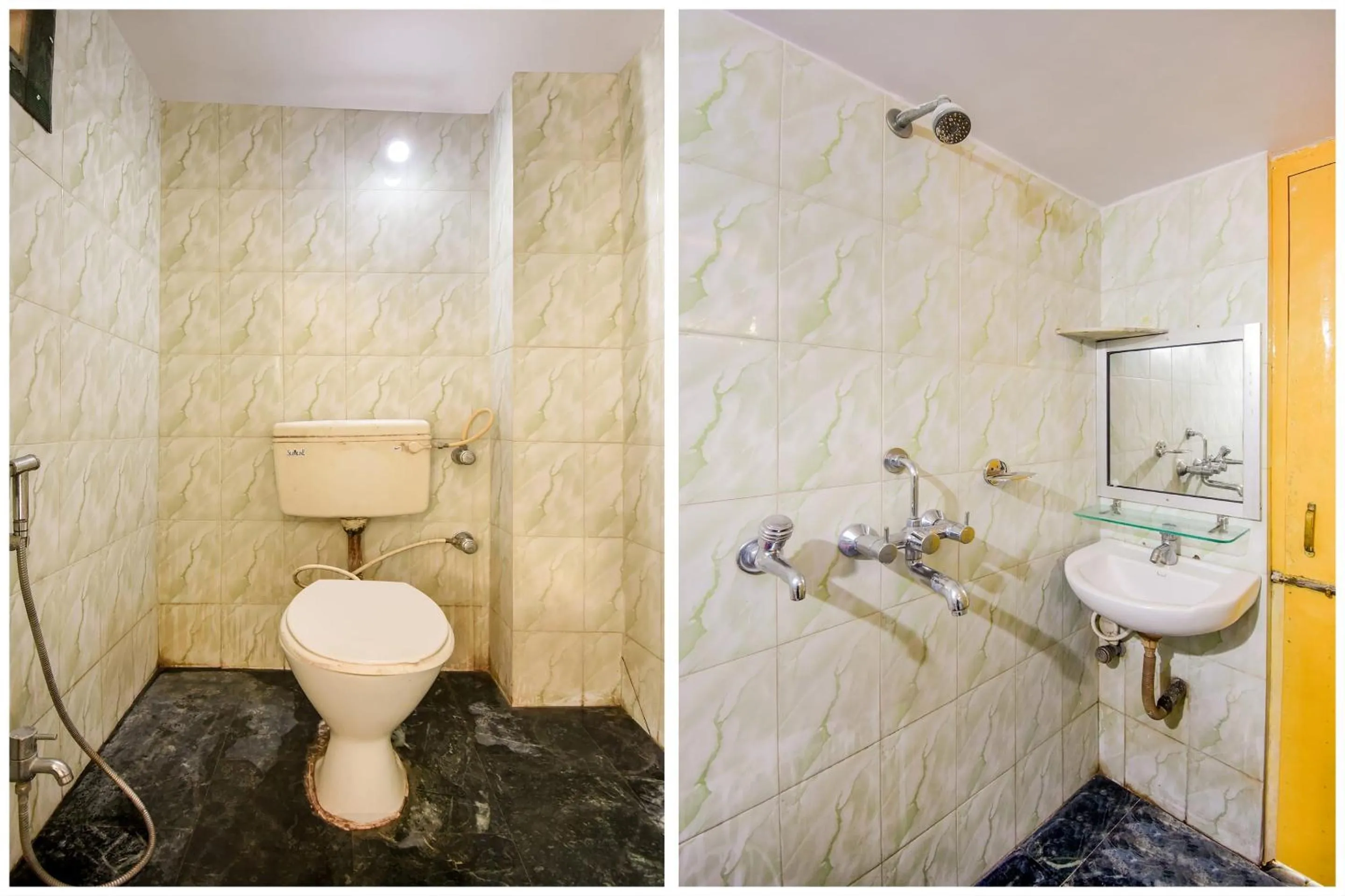 Bathroom in Super Hotel O Priyal Amrit Sagar