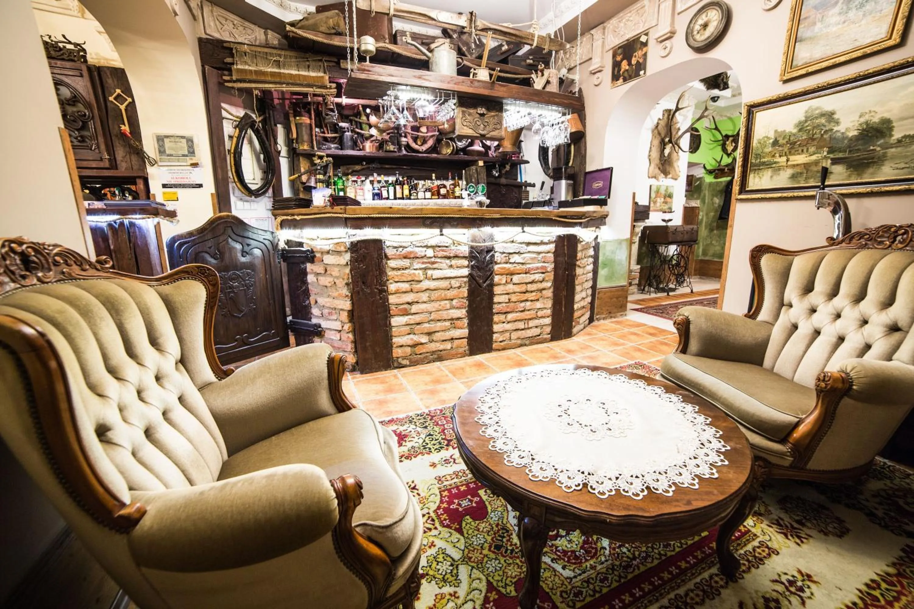 Lobby or reception in Dwór Boratyn