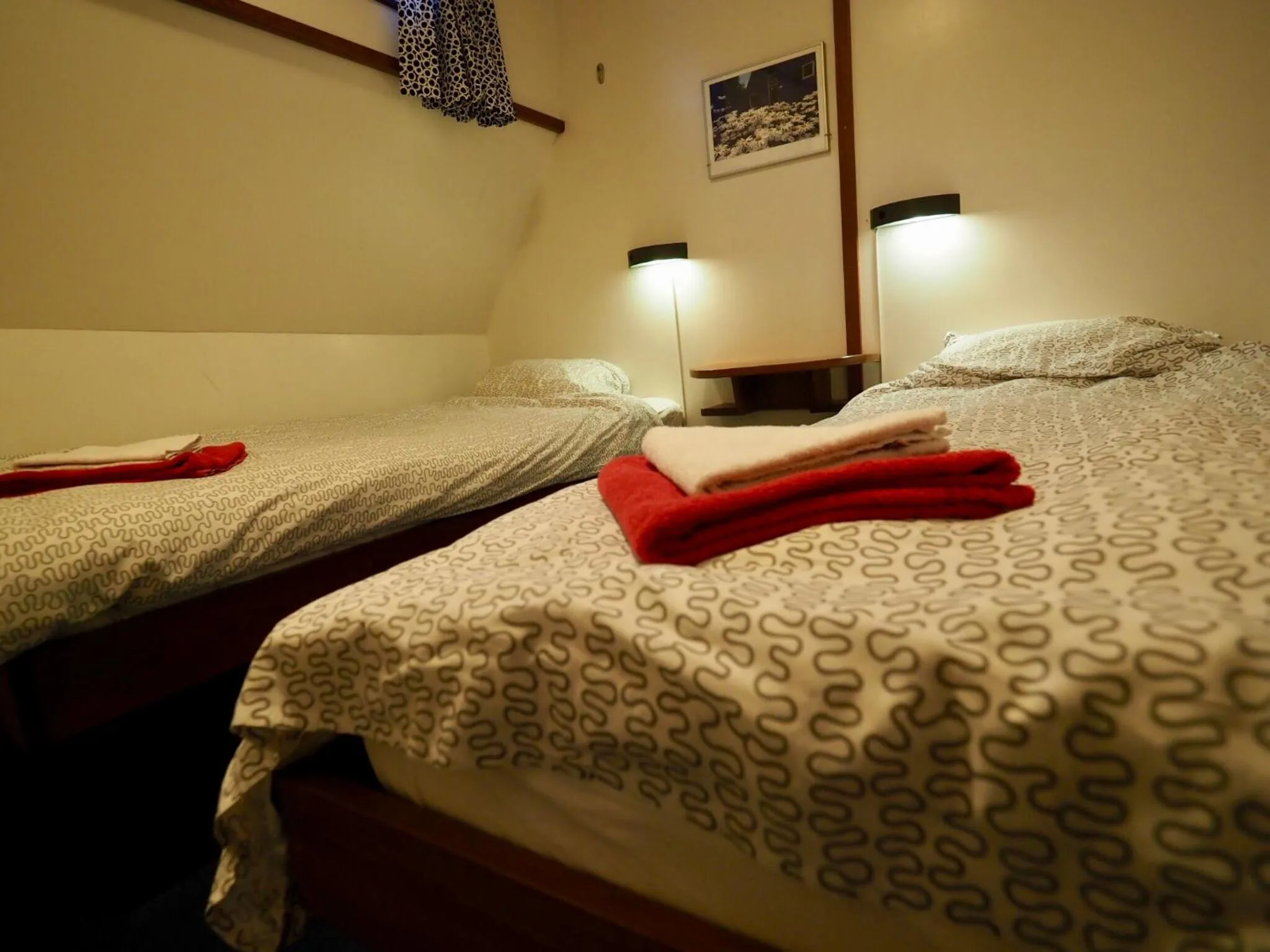 Bed in Hotelboot Sarah