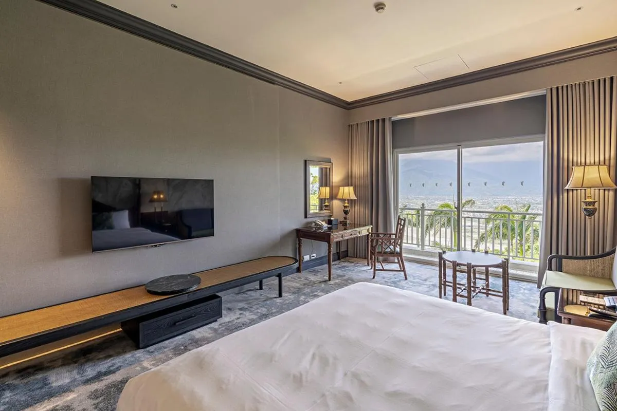 Bed in Hualien Farglory Hotel
