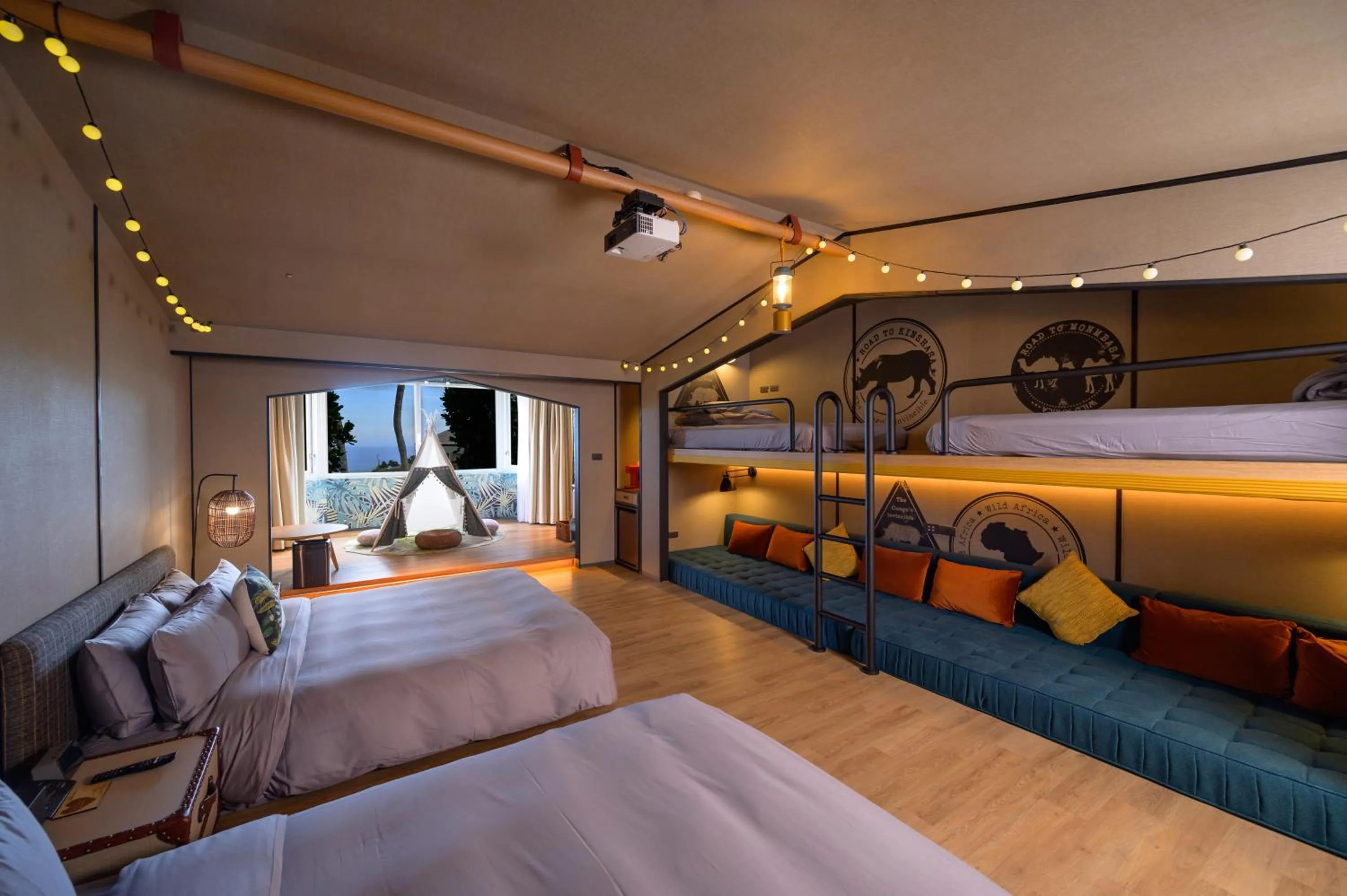 Bed in Hualien Farglory Hotel