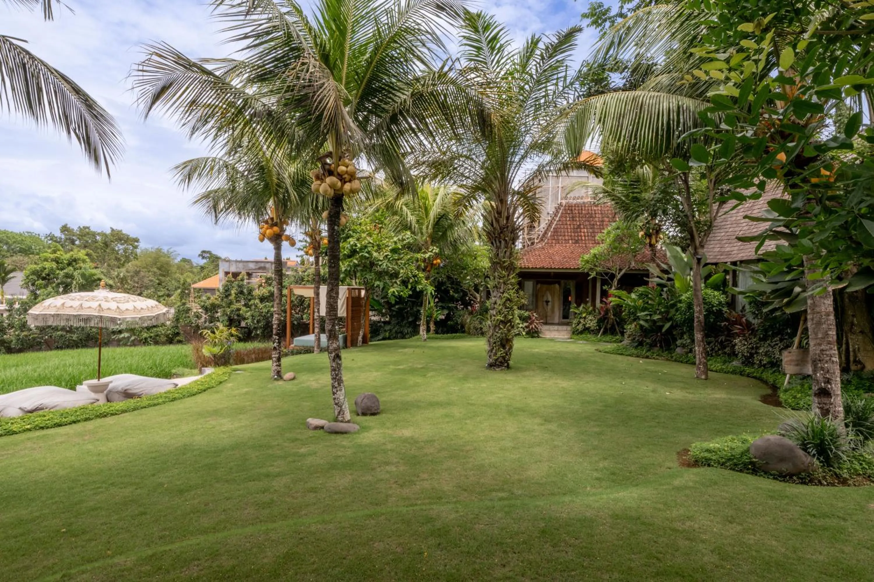 Garden in Premadhan Cottage Canggu