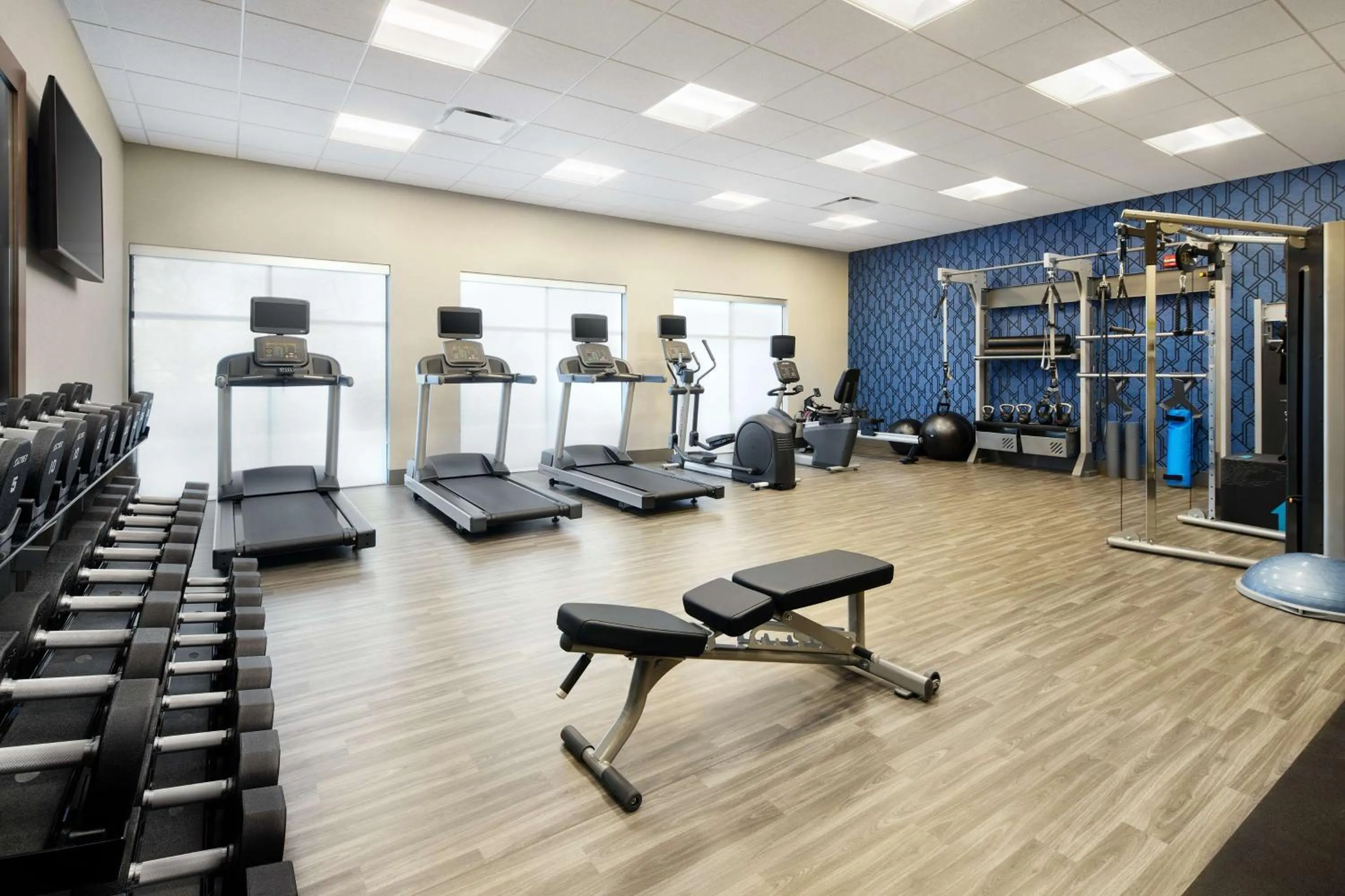 Fitness centre/facilities in Hampton Inn Franklin, IN