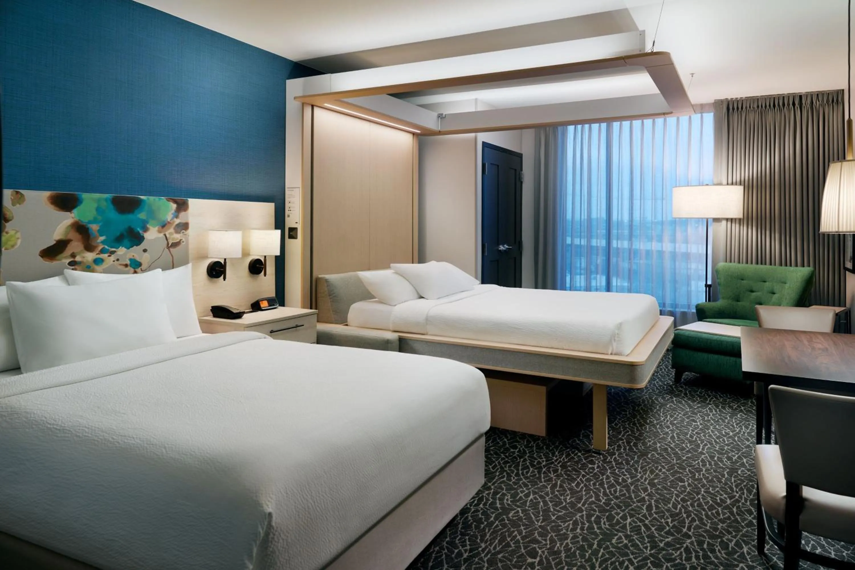 Photo of the whole room, Bed in TownePlace Suites Nashville Downtown/Capitol District