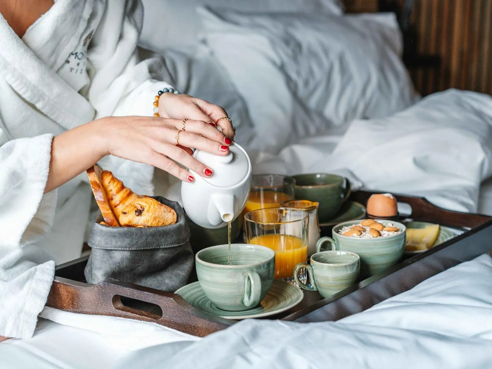 Breakfast, Bed in Hôtel Le Diamond Rock