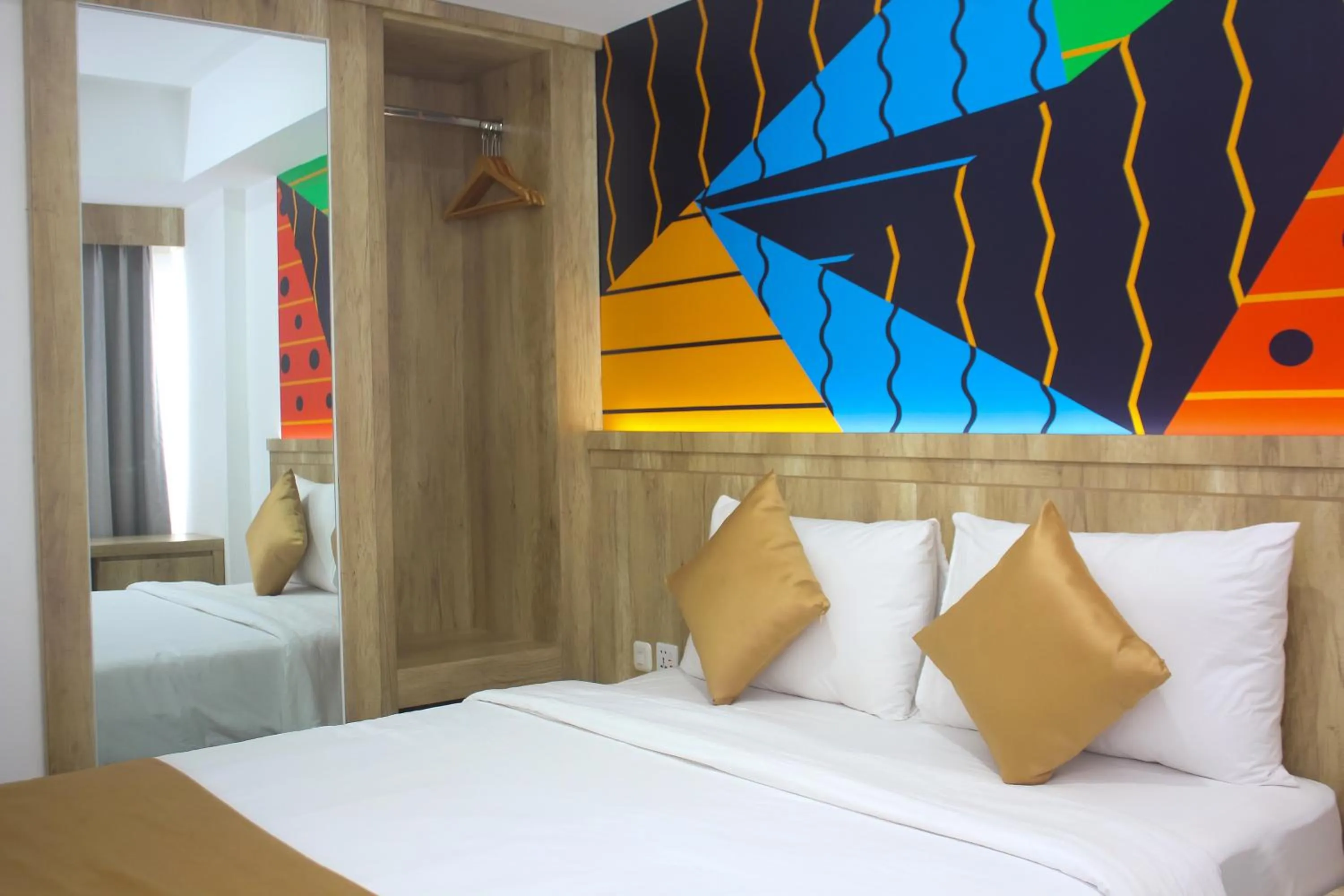 Bed in Urban Hotel Serpong