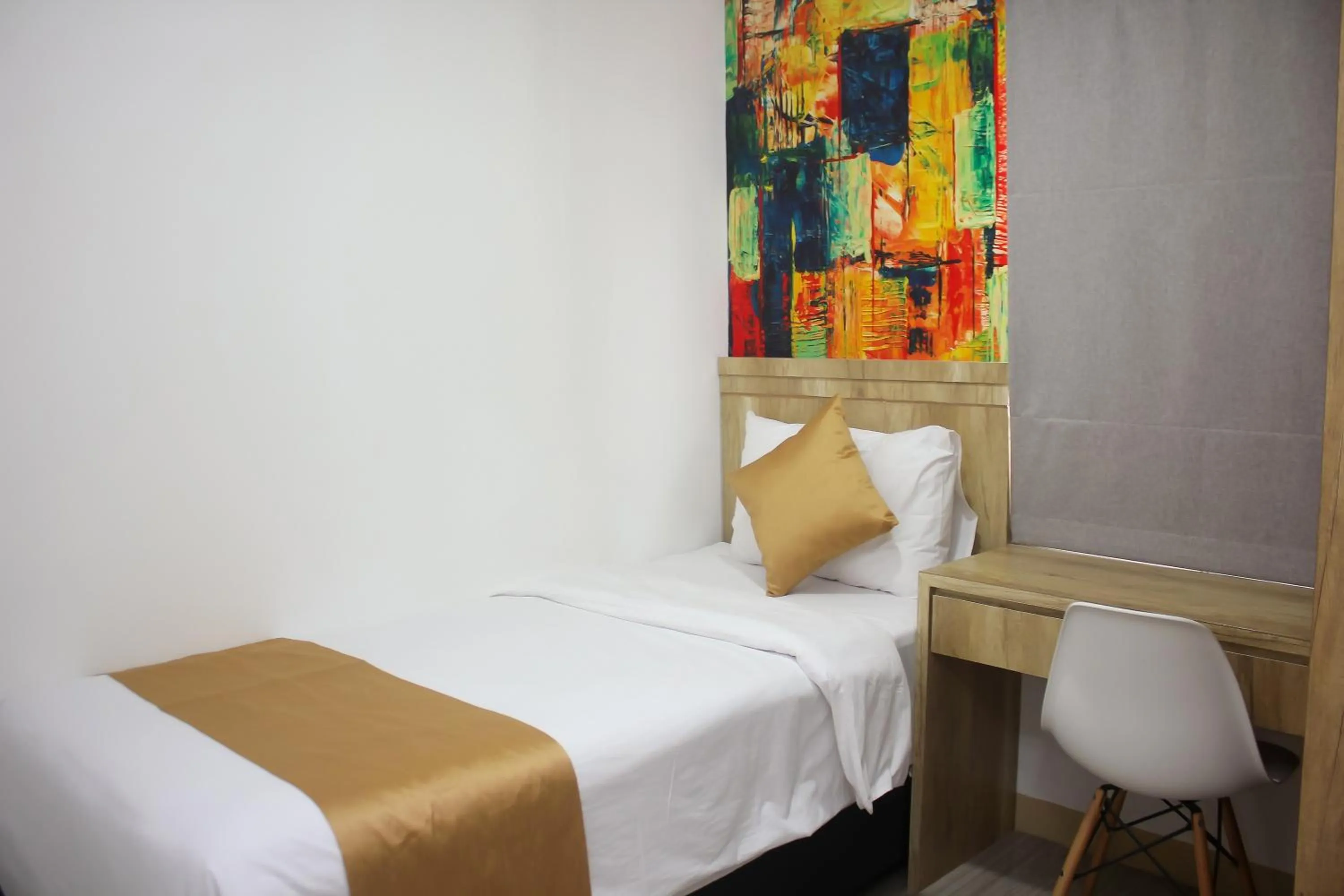 Bed in Urban Hotel Serpong