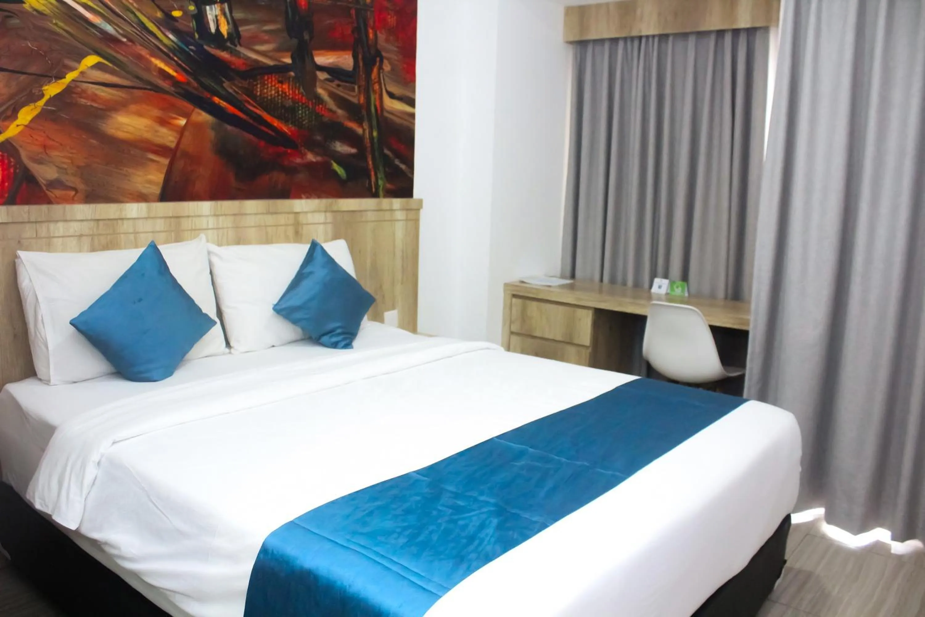 Bed in Urban Hotel Serpong