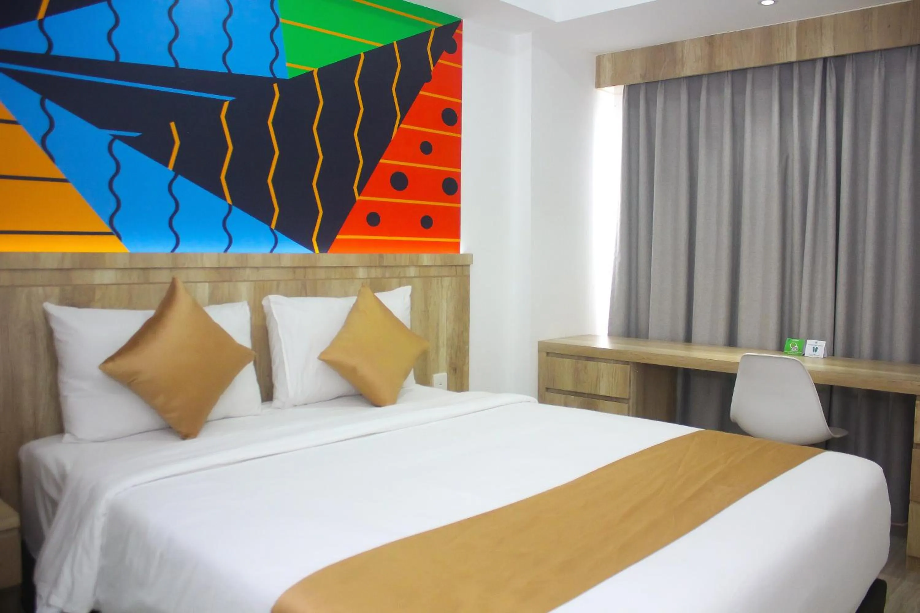 Bed in Urban Hotel Serpong