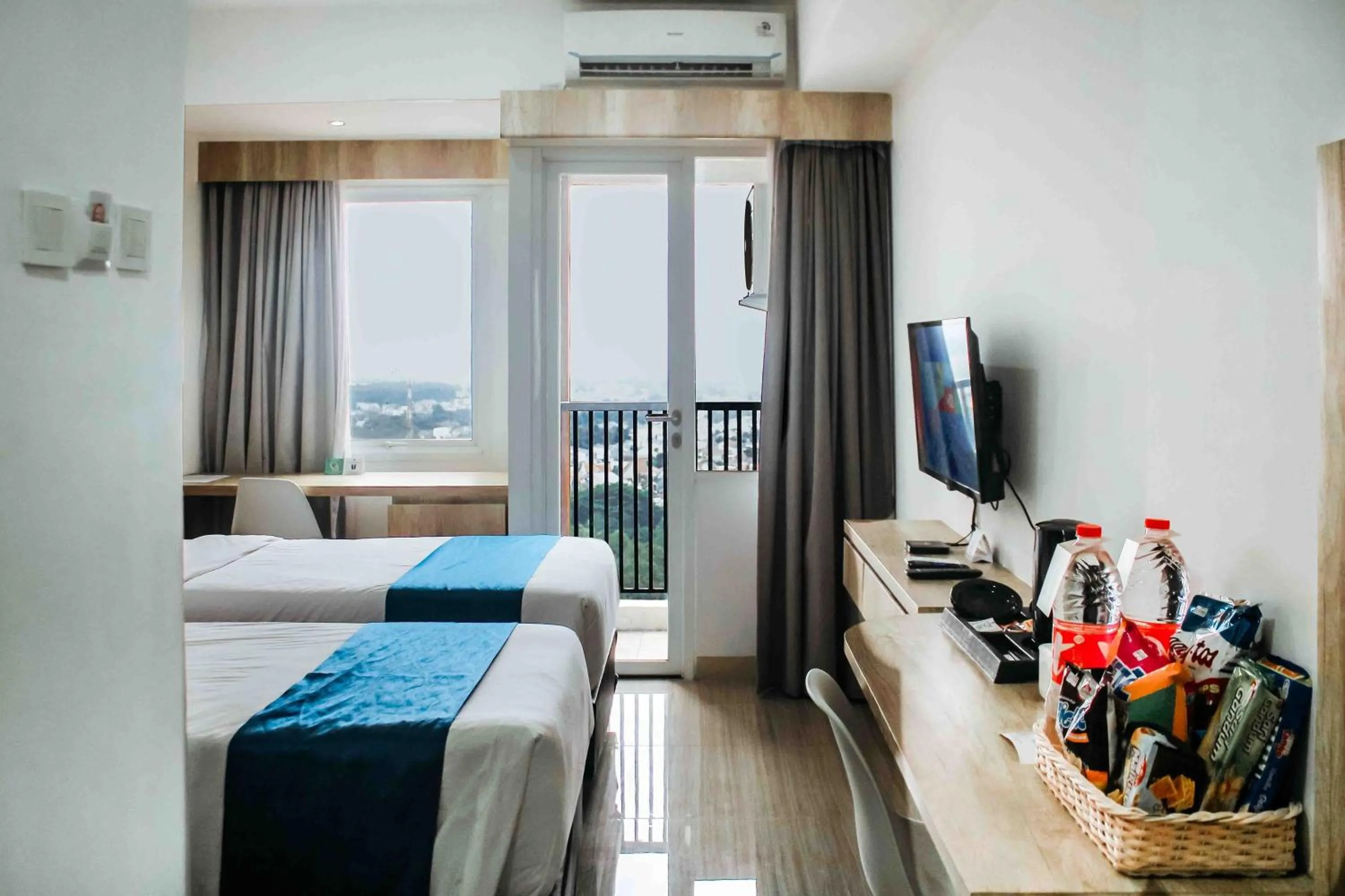 Bed in Urban Hotel Serpong