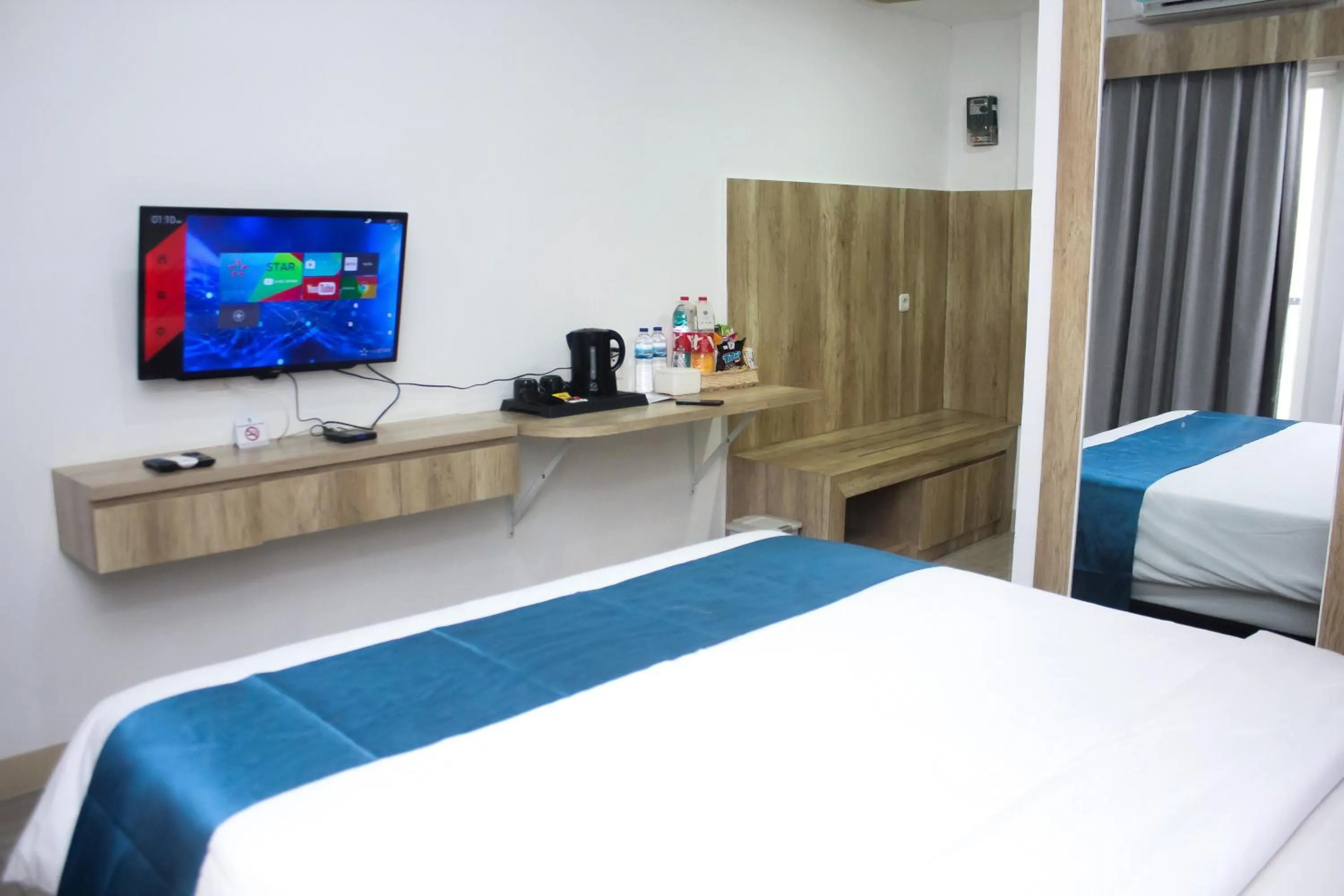 Bed in Urban Hotel Serpong