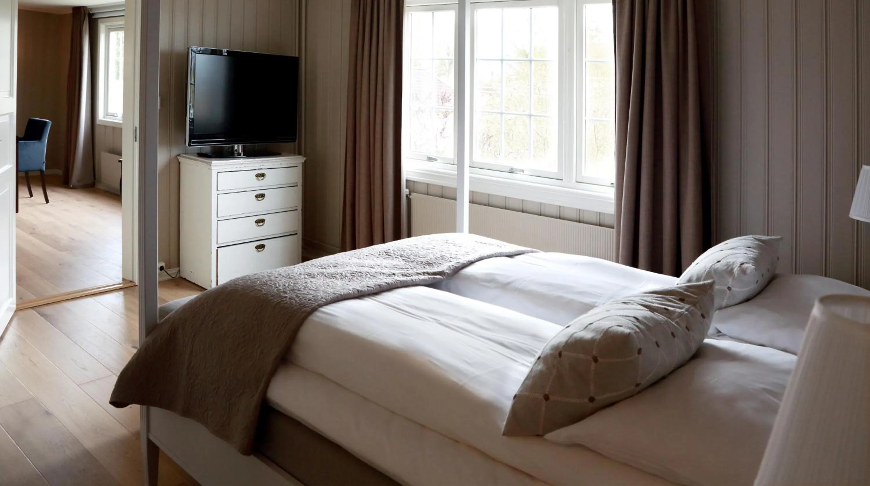 Bedroom, Bed in Sanner Hotell