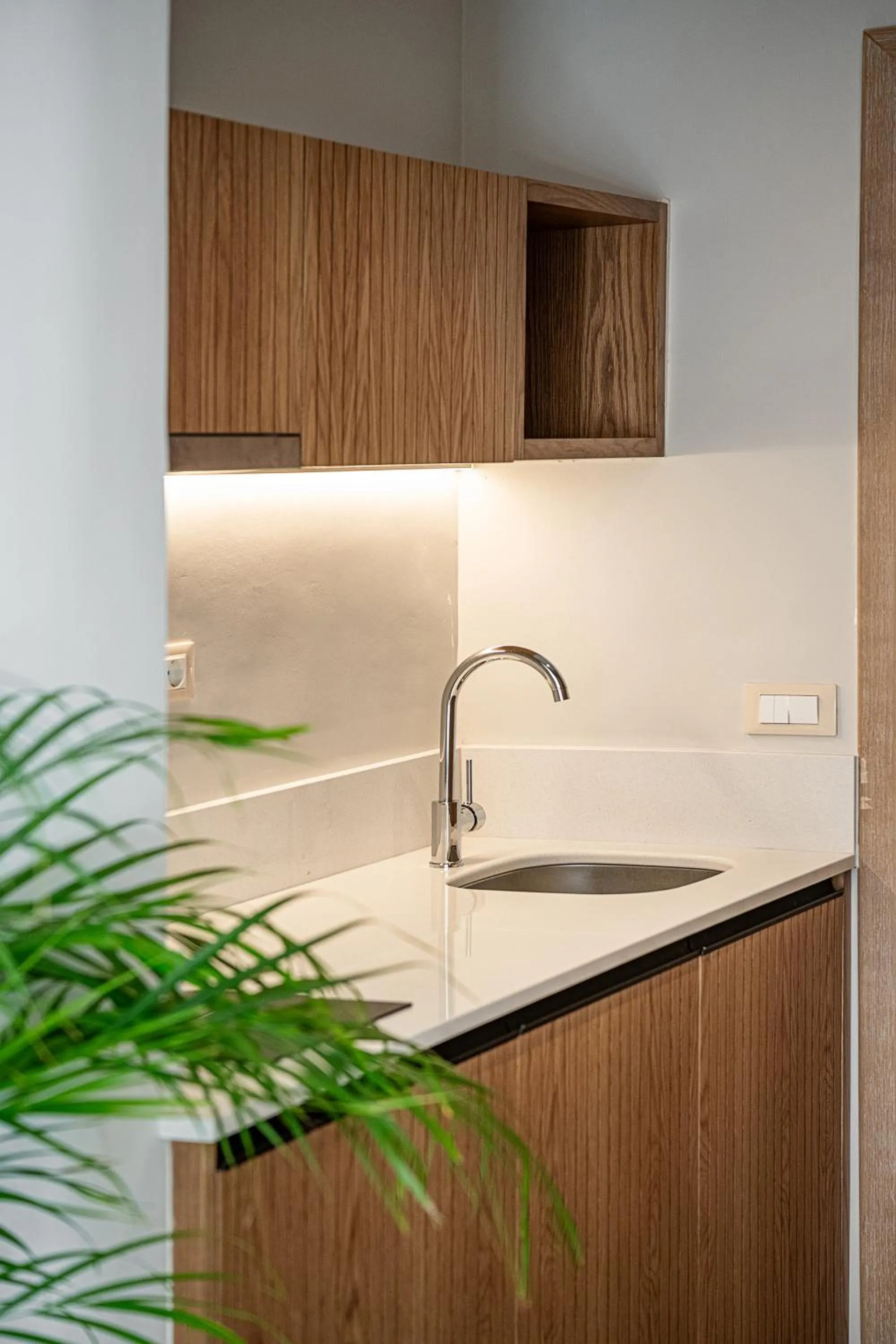 Kitchen or kitchenette in Okeanis Golden Resort