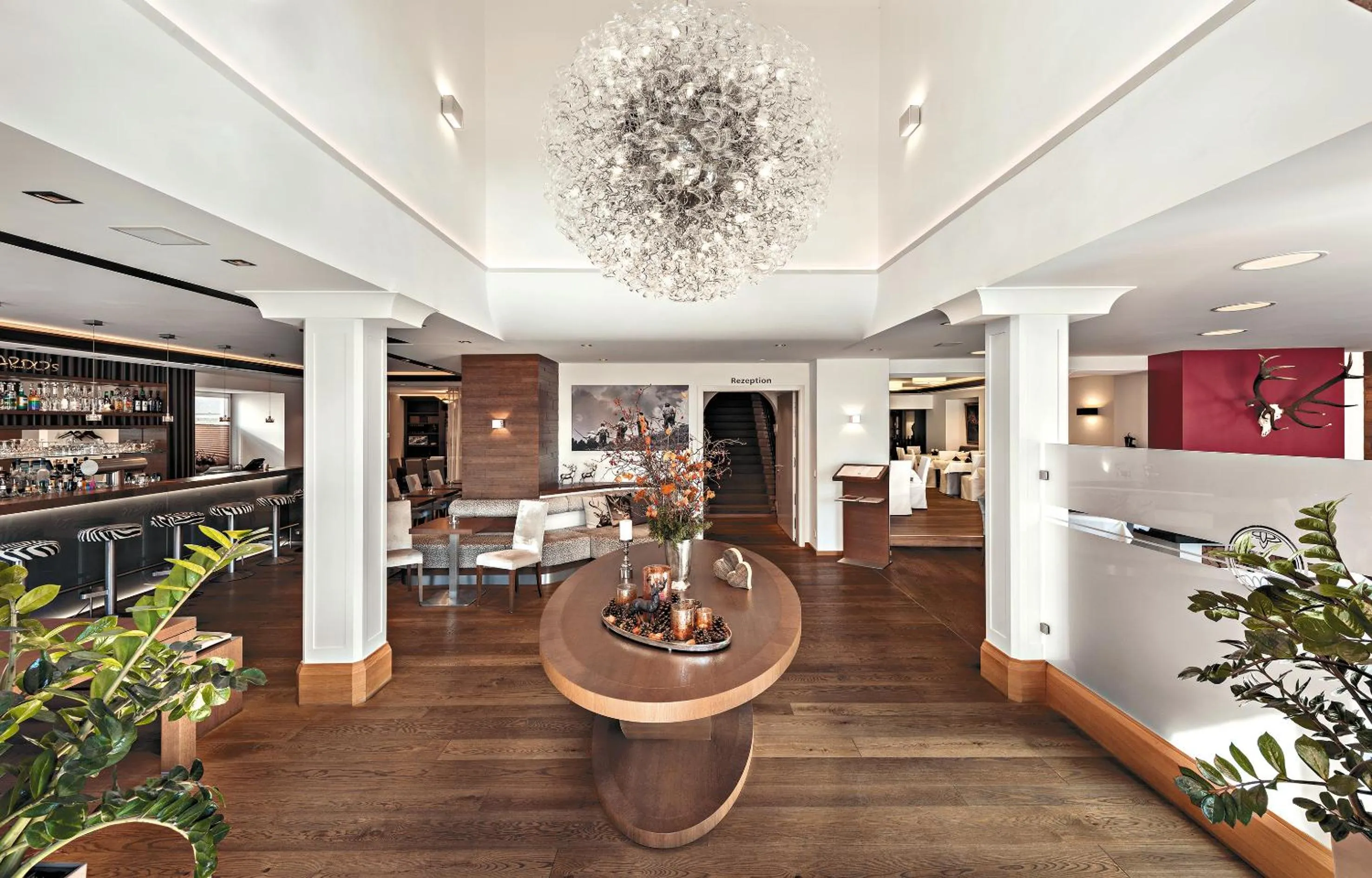 Decorative detail in Hotel Unterwirt