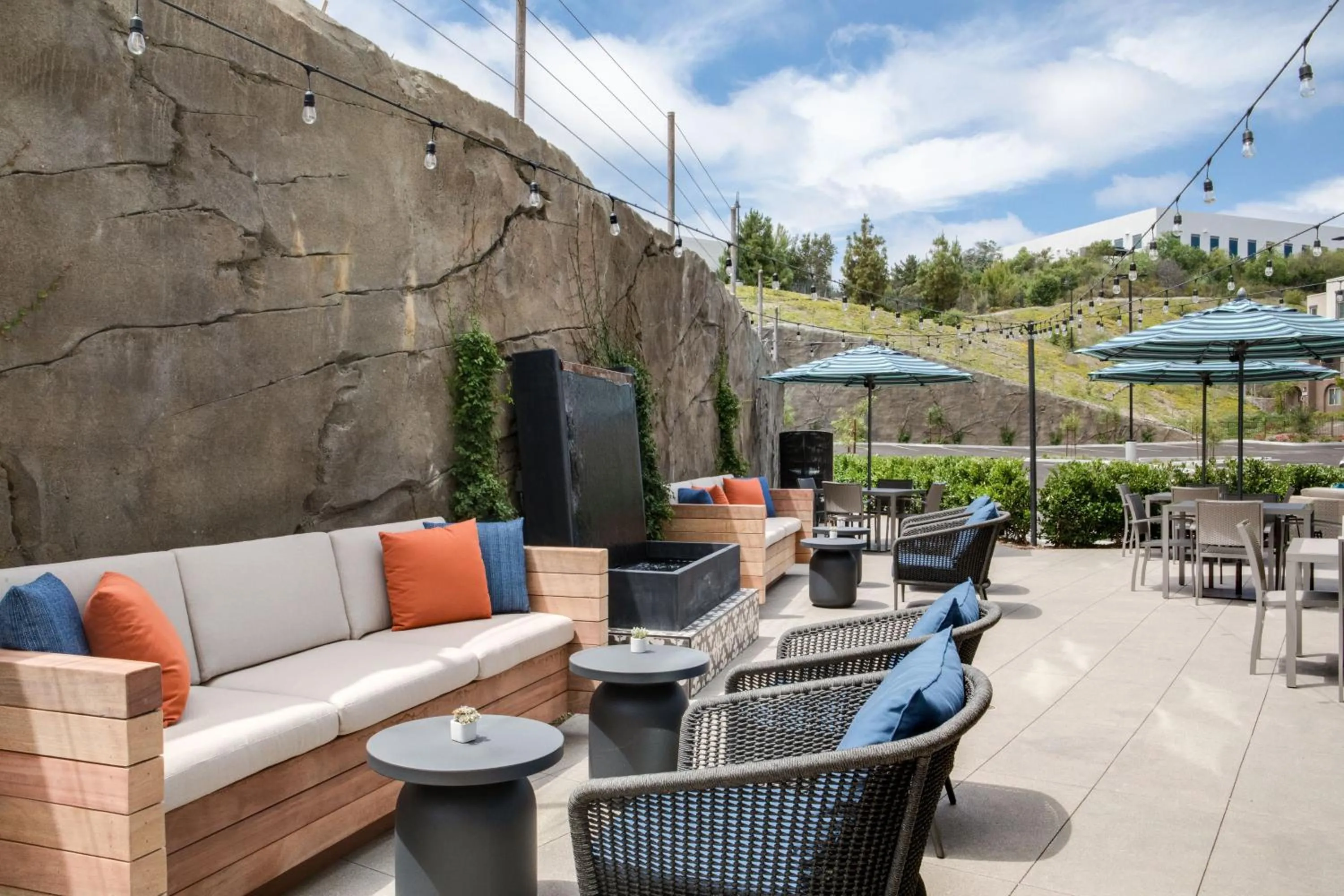 Patio in Ayres Hotel Vista Carlsbad