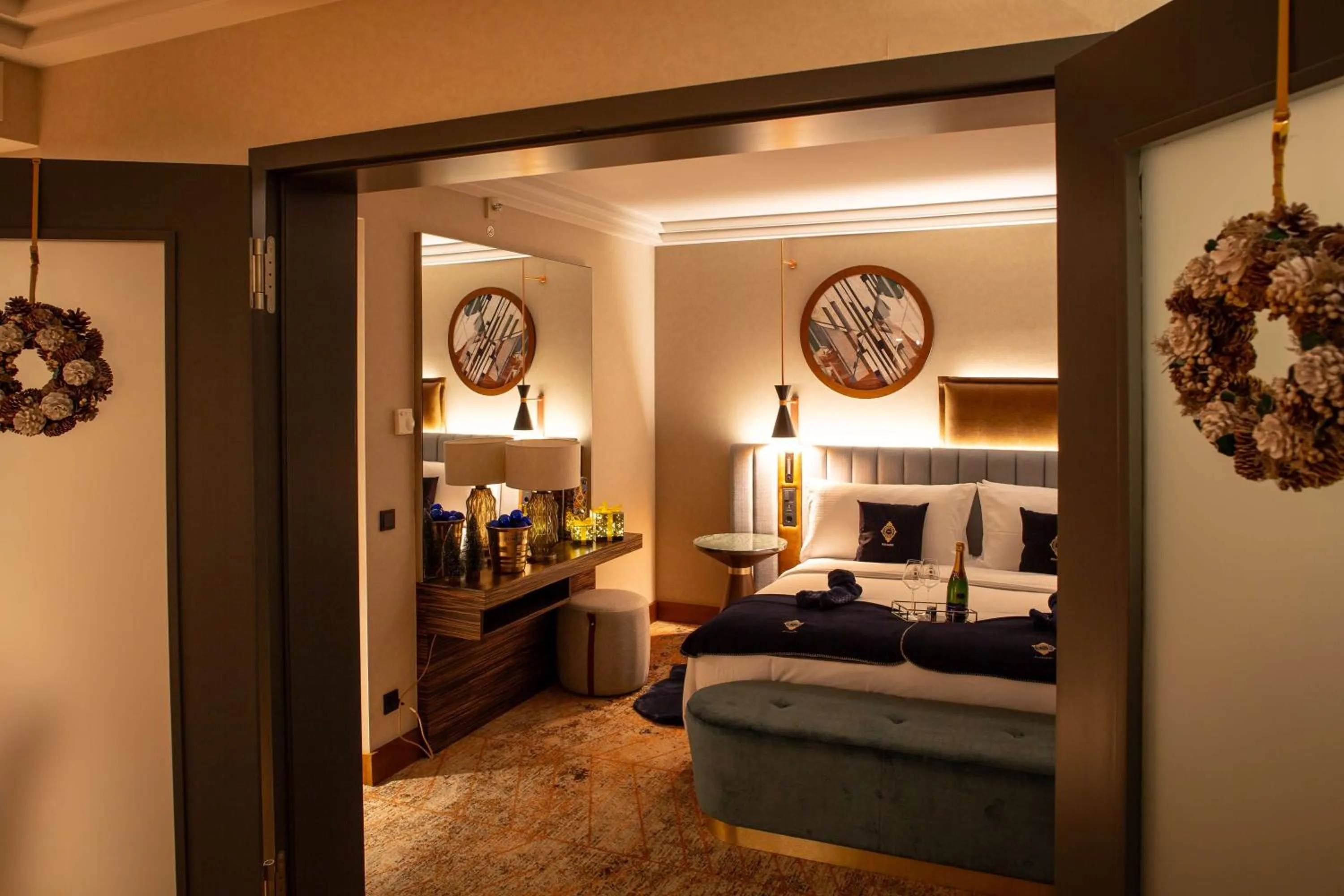 Bed in Hilton Frankfurt City Centre