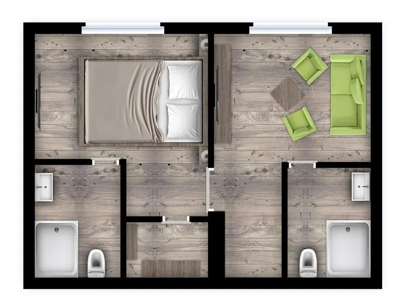 Photo of the whole room in Konsum Berghotel Oberhof