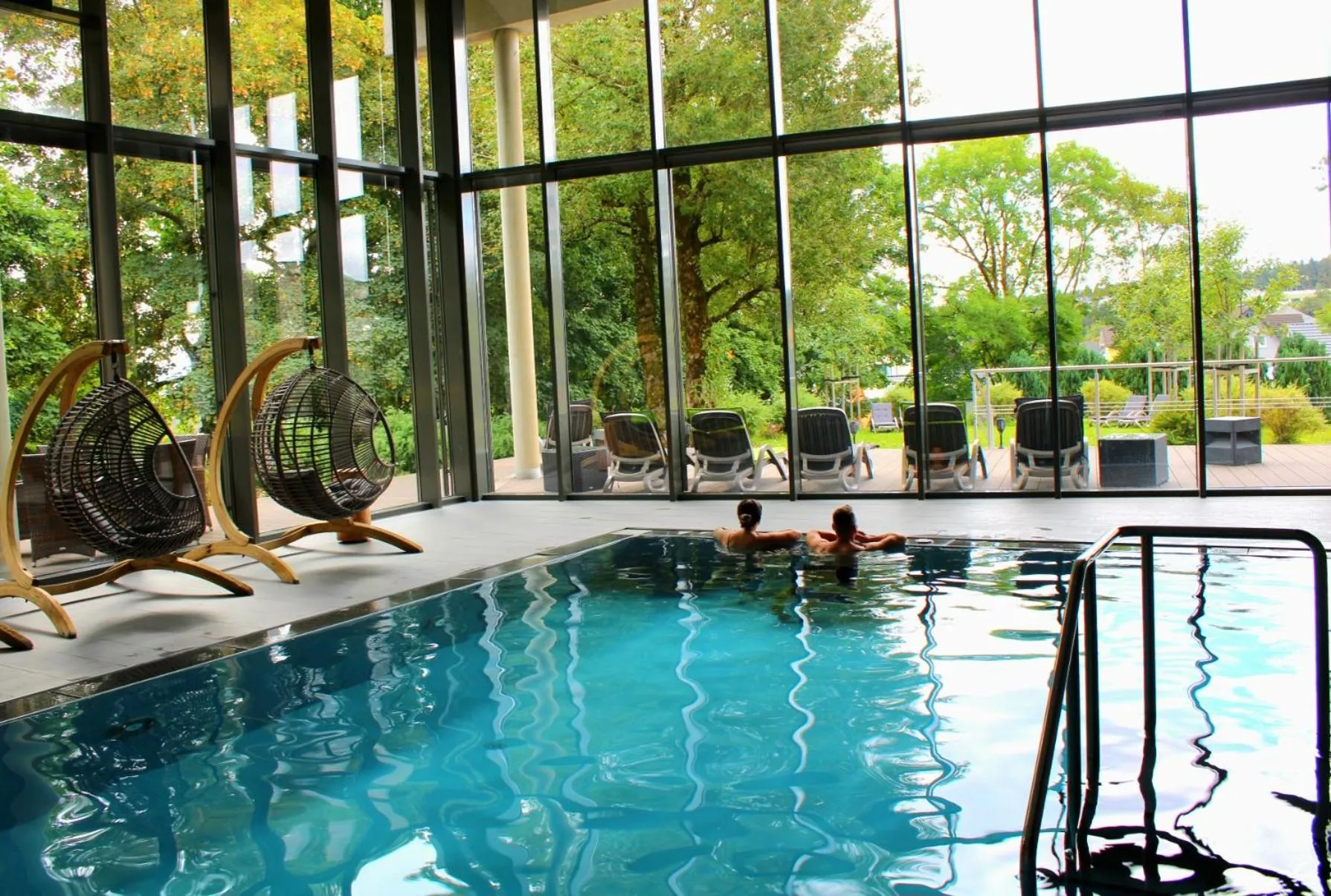 Pool view in Konsum Berghotel Oberhof