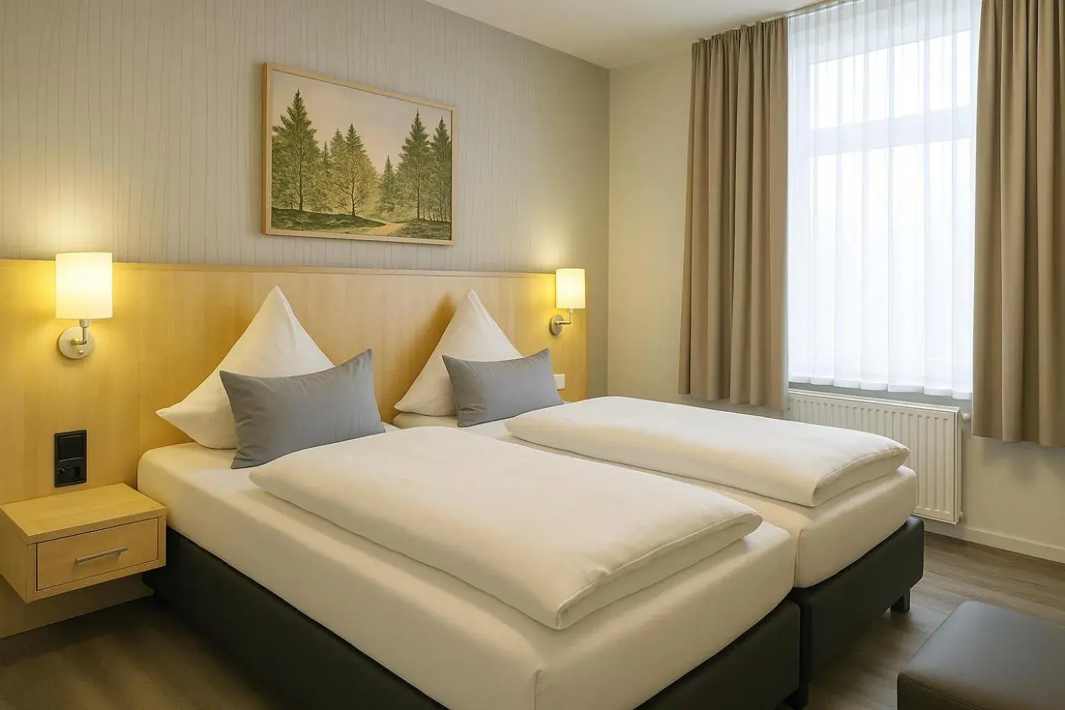 Deluxe Double Room in Konsum Berghotel Oberhof Deluxe Double Room in Konsum Berghotel Oberhof