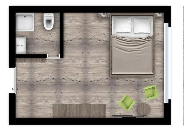 Photo of the whole room in Konsum Berghotel Oberhof