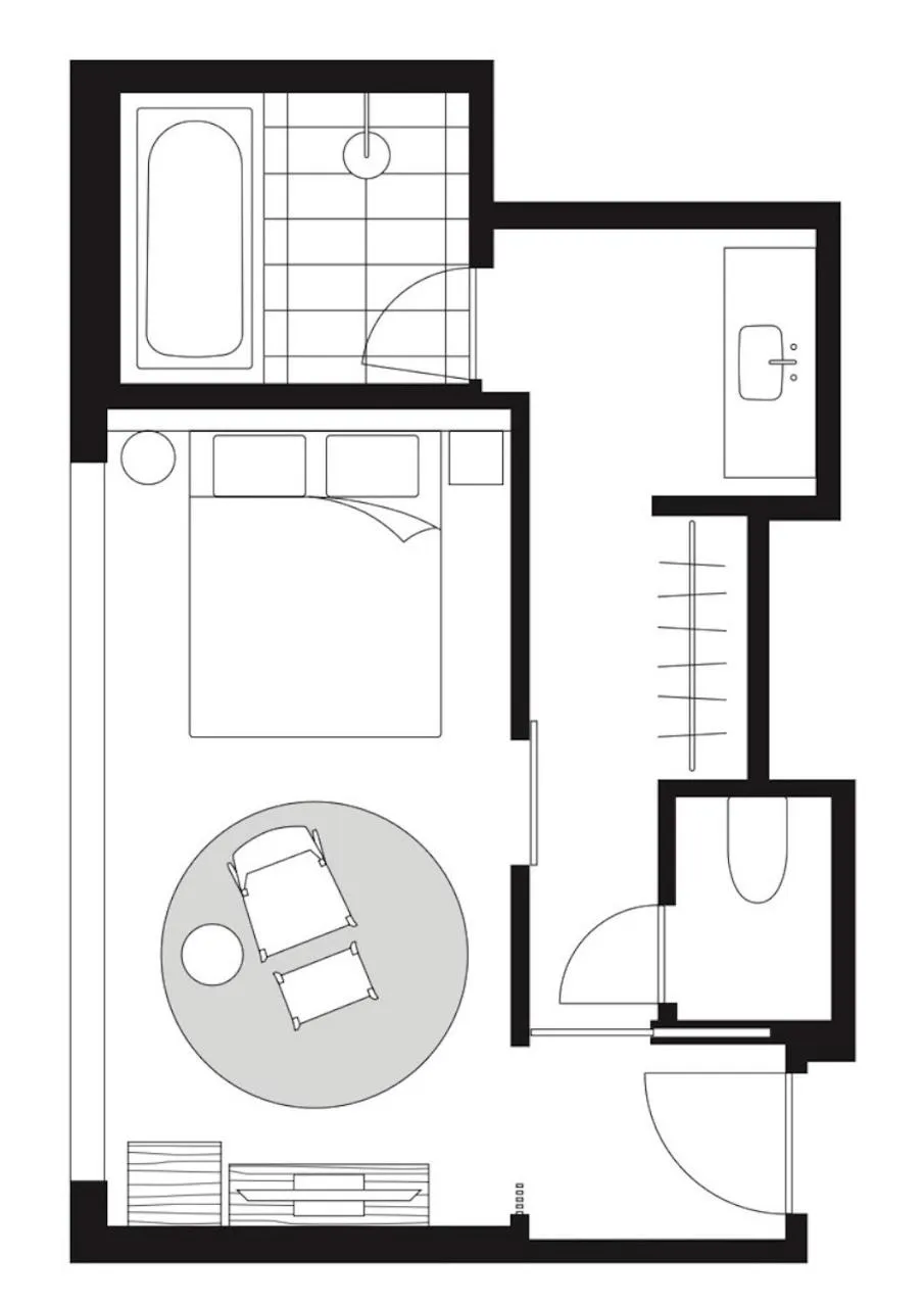 Floor plan in THE AOYAMA GRAND HOTEL